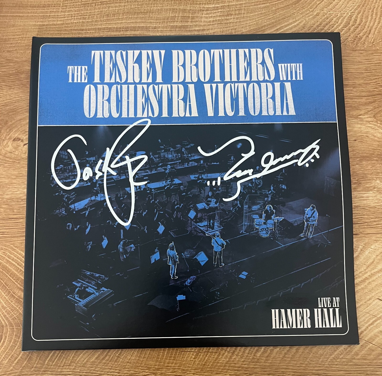 * THE TESKEY BROTHERS * signed album * WITH ORCHESTRA VICTORIA * JOSH & SAM * 2