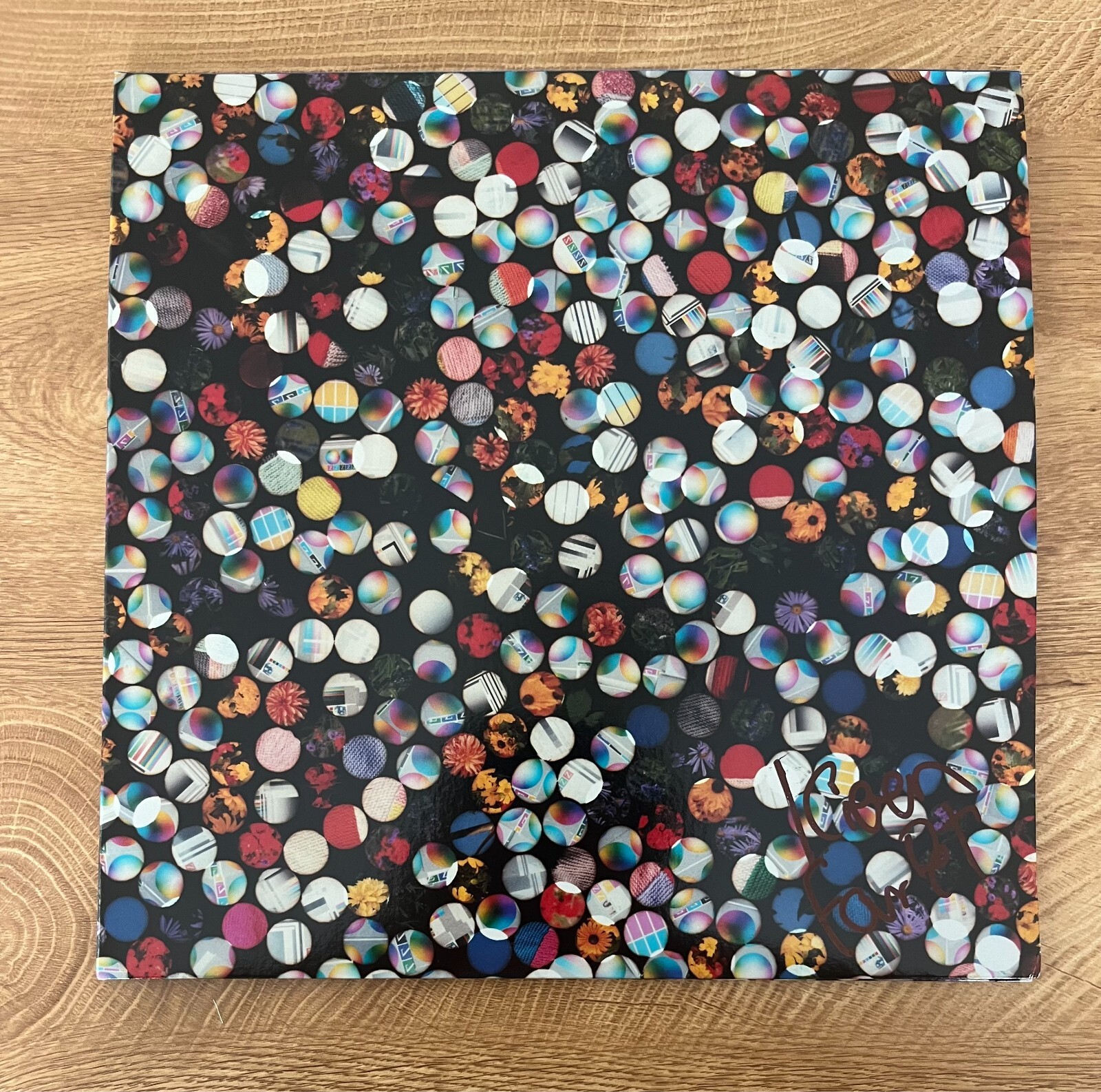 * FOUR TET * signed vinyl album * KIERNAN HEBDEN * THERE IS LOVE IN YOU * 1