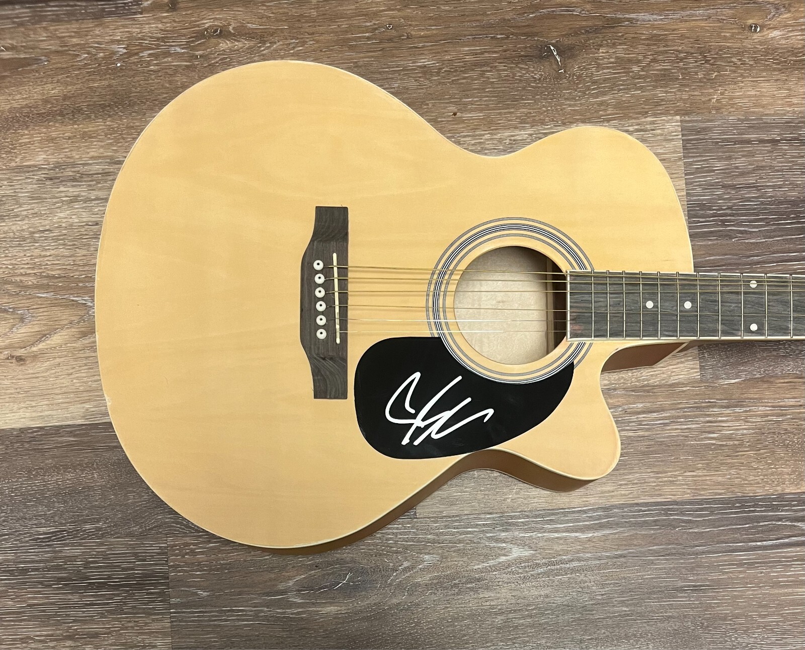 * CONNER SMITH * signed acoustic guitar * CREEK WILL RISE * 1