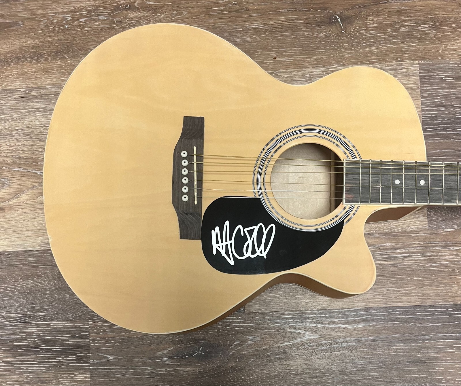 * HAYES CARLL * signed acoustic guitar * TIMES LIKE THESE * 1