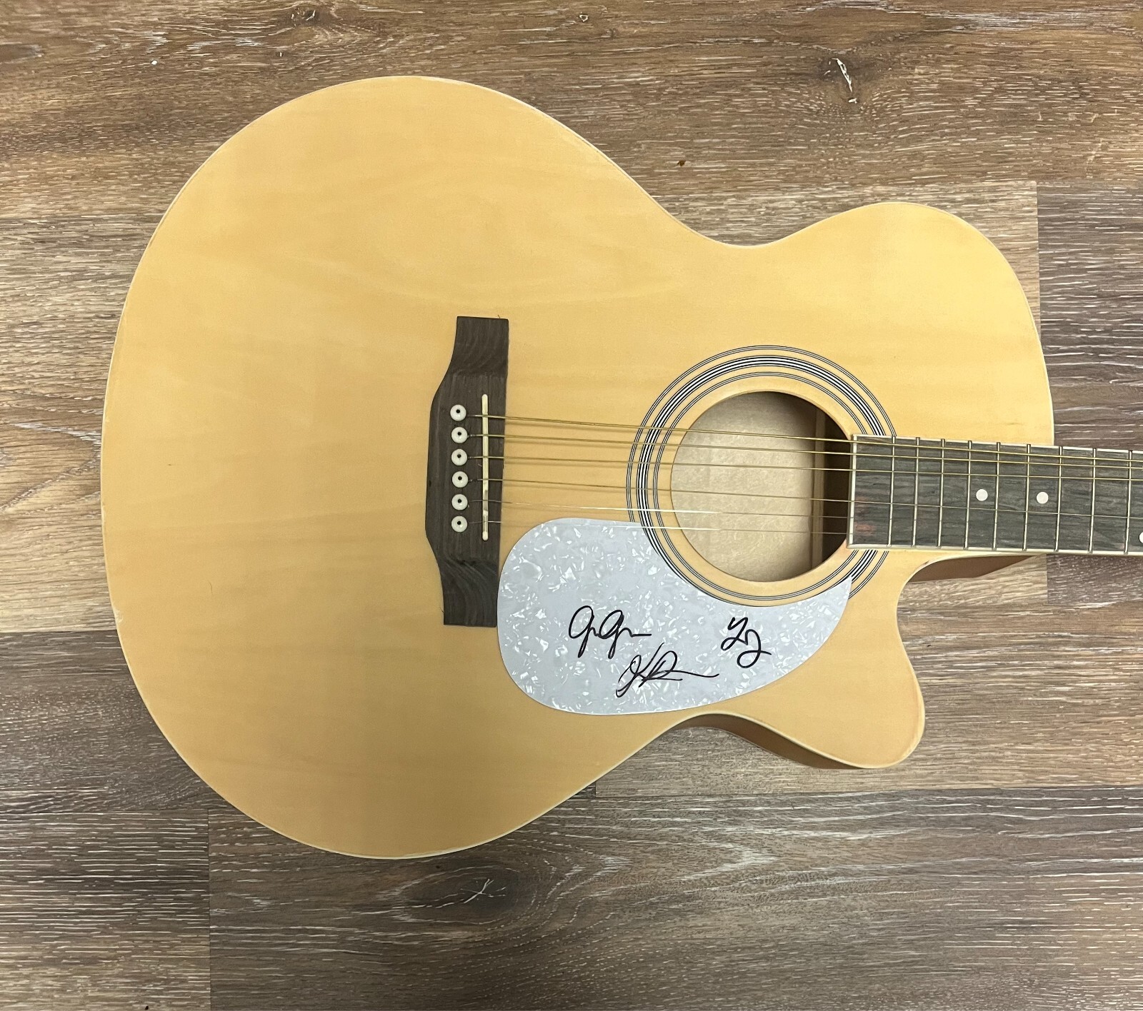 * TROUSDALE * signed acoustic guitar * OUT OF MY MIND * 1