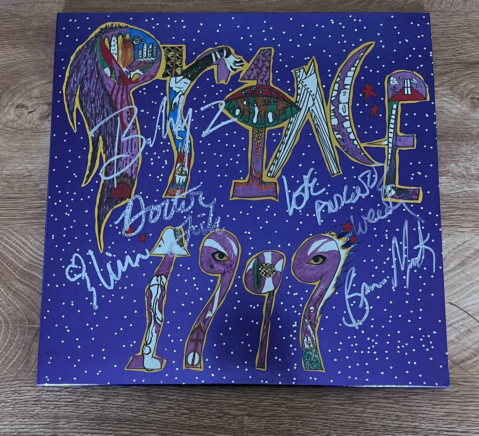 * THE REVOLUTION * signed vinyl album * 1999 * PRINCE * FULL BAND *