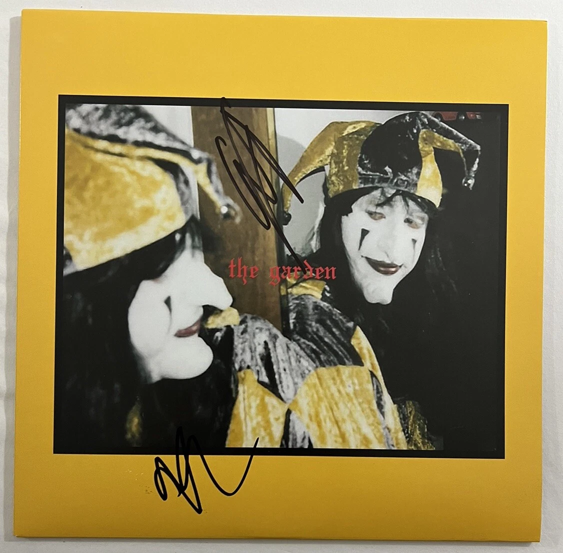THE GARDEN SIGNED MIRROR MIGHT STEAL YOUR CHARM VINYL AUTOGRAPH AUTHENTIC COA