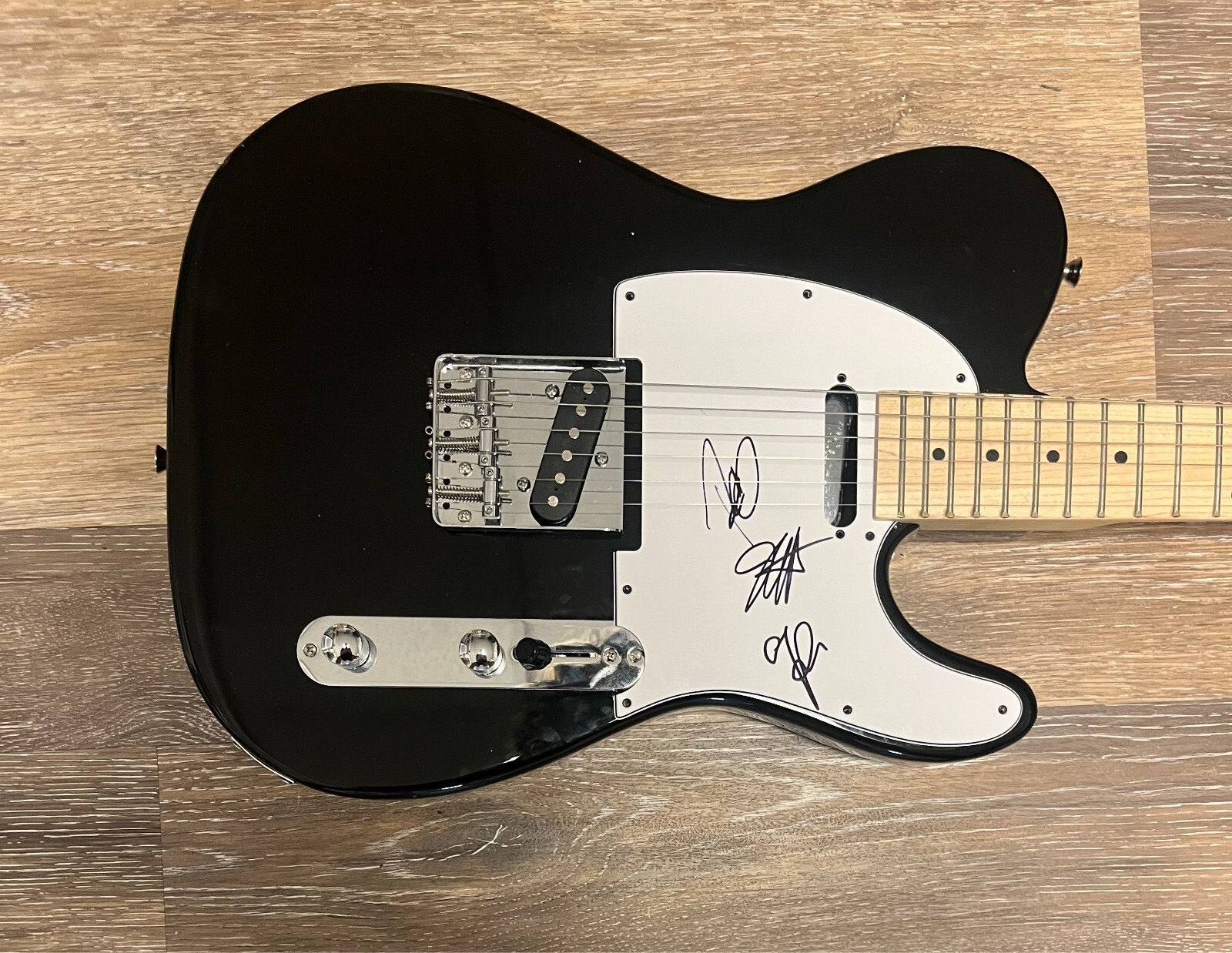 * STONE TEMPLE PILOTS * signed electric guitar * ERIC KRETZ, ROBERT DELEO & JEFF