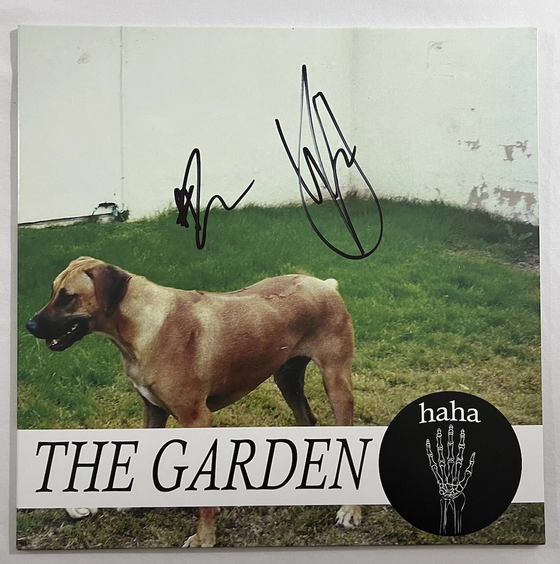 THE GARDEN SIGNED HAHA VINYL WYATT & FLETCHER SHEARS AUTOGRAPH AUTHENTIC COA