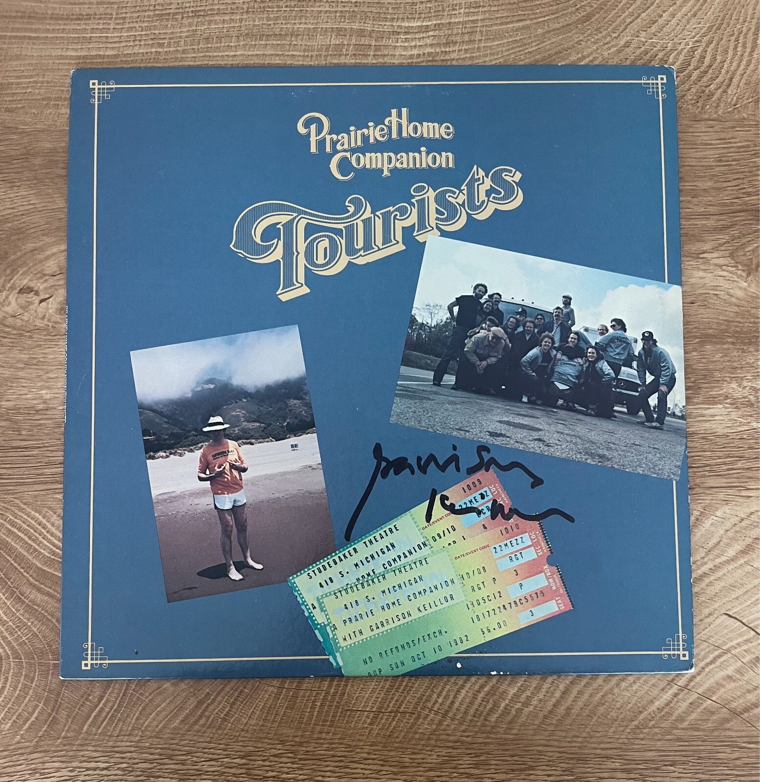 * GARRISON KEILOR * signed vinyl album * A PRARIE HOME COMPANION * 2