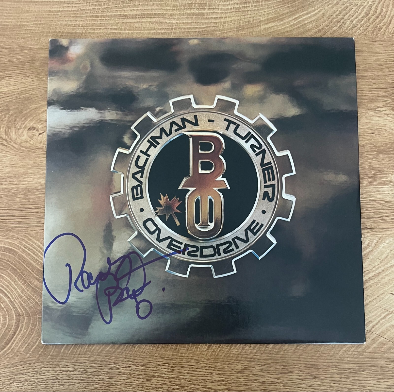 * RANDY BACHMAN * signed vinyl album * BACHMAN TURNER OVERDRIVE * HEAD ON *