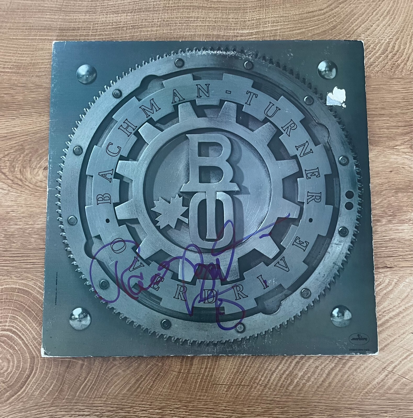 * RANDY BACHMAN * signed vinyl album * BACHMAN TURNER OVERDRIVE * BTO *