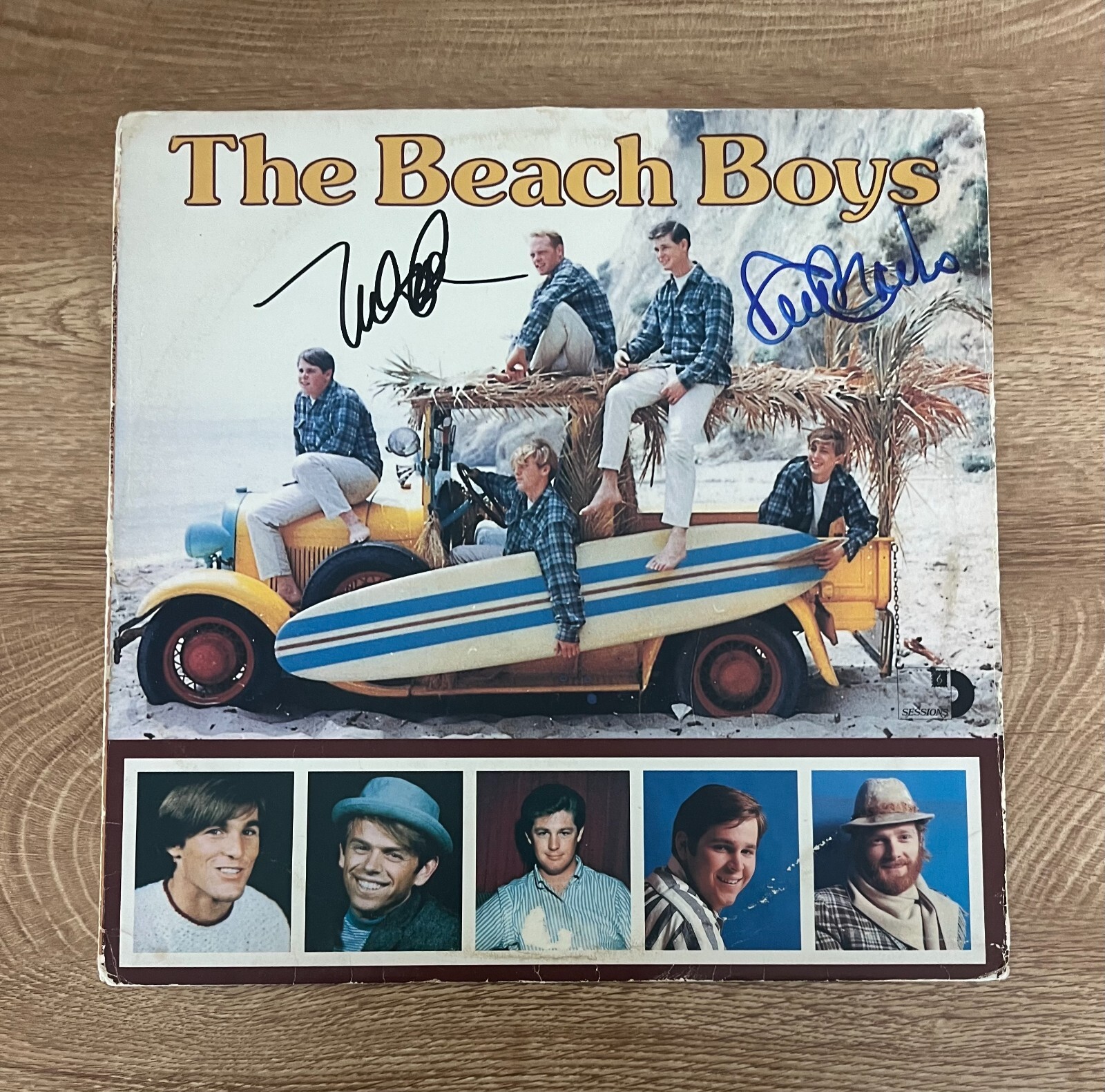 * BEACH BOYS * signed vinyl album * MIKE LOVE & DAVID MARKS * 1