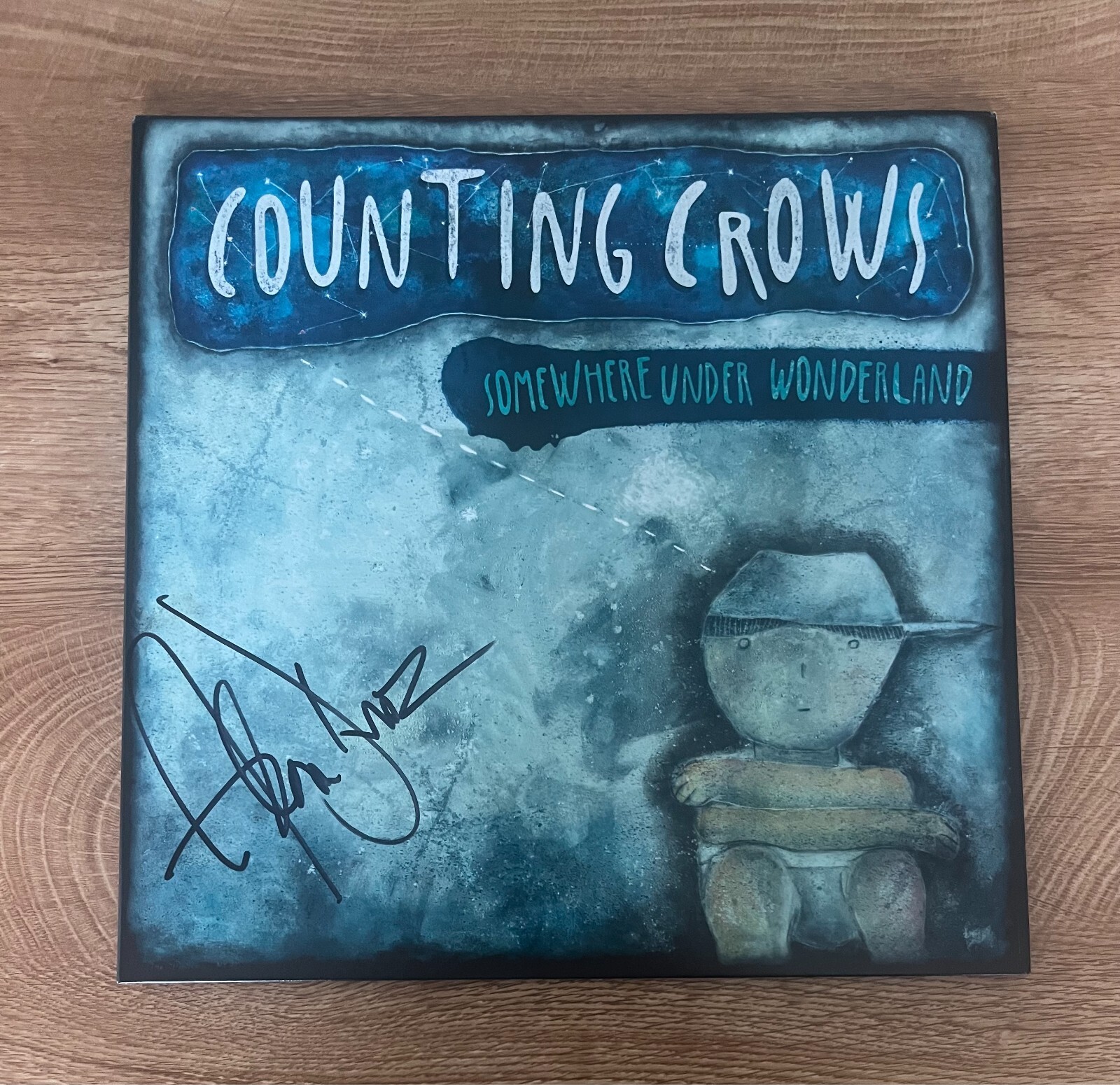 * ADAM DURITZ * signed album * COUNTING CROWS * SOMEWHERE UNDER WONDERLAND *