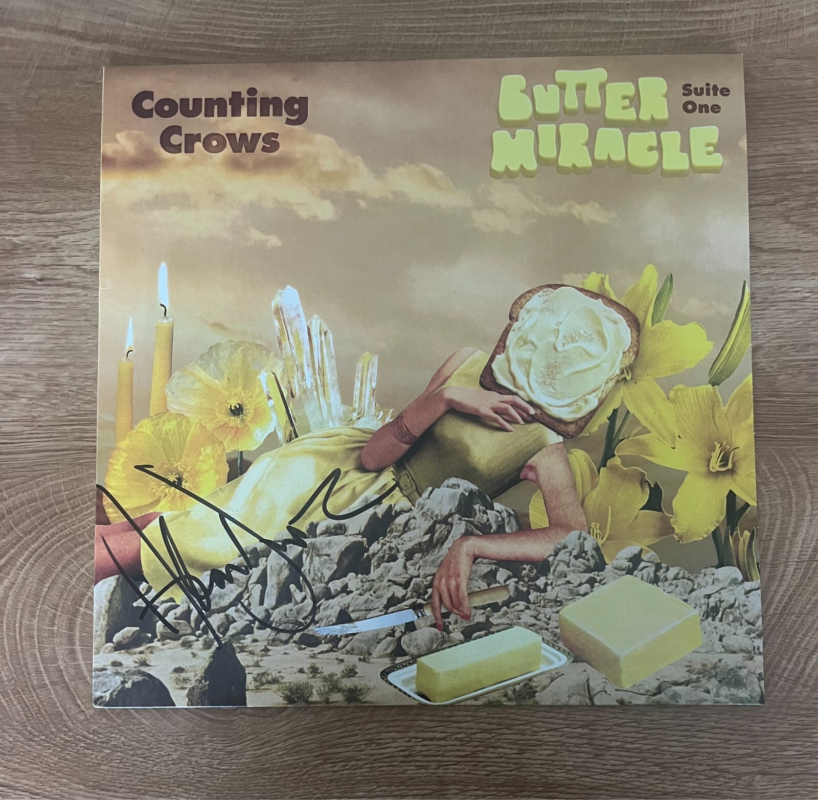 * ADAM DURITZ * signed vinyl album * COUNTING CROWS * BUTTER MIRACLE *