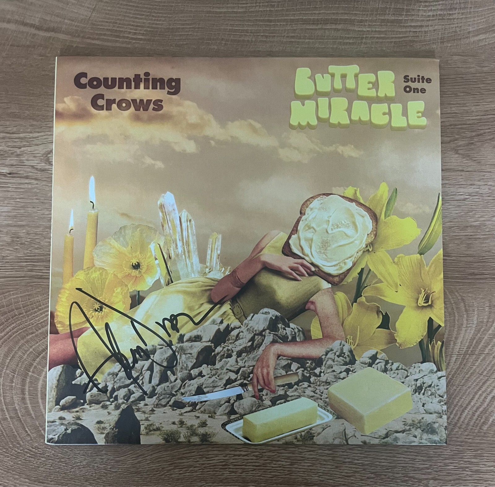 * ADAM DURITZ * signed vinyl album * COUNTING CROWS * BUTTER MIRACLE *