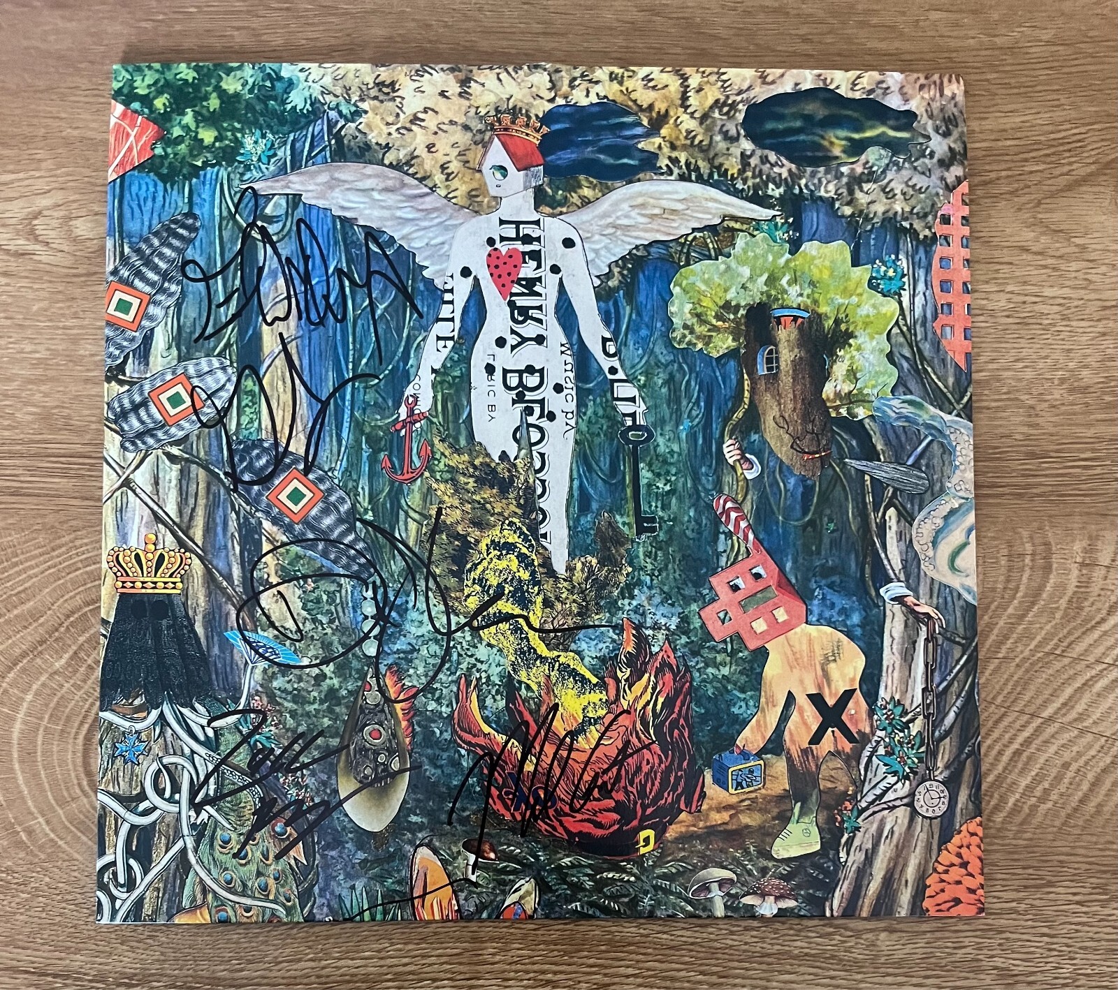 * THE REVIVALISTS * signed vinyl album * POUR IT OUT * DAVID SHAW * 1