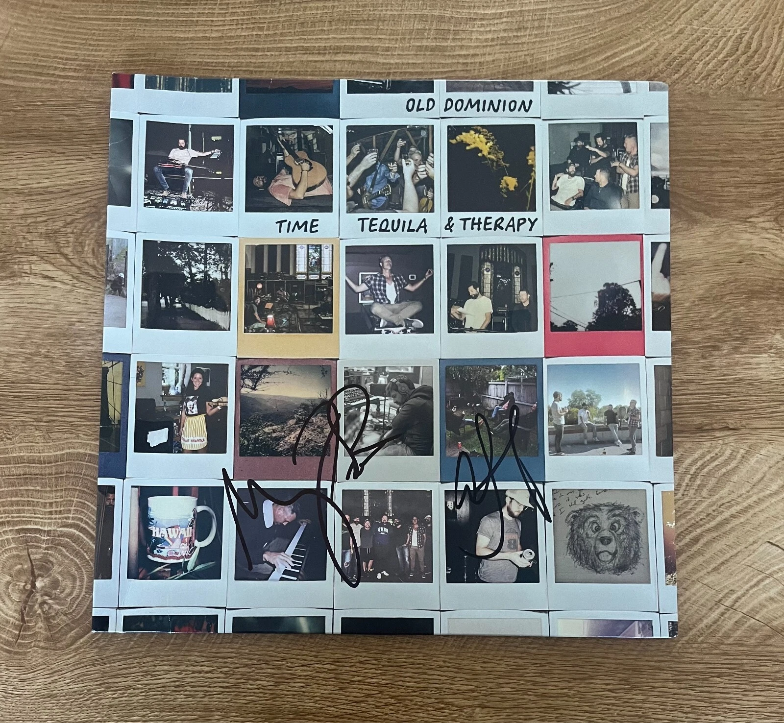 * OLD DOMINION * signed vinyl album * TIME TEQUILA & THERAPY * 1