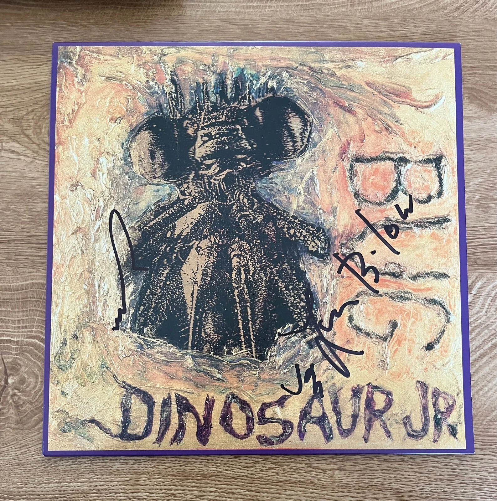 * DINOSAUR JR. * signed vinyl album * BUG * J. MASCIS, LOU BARLOW & MURPH *