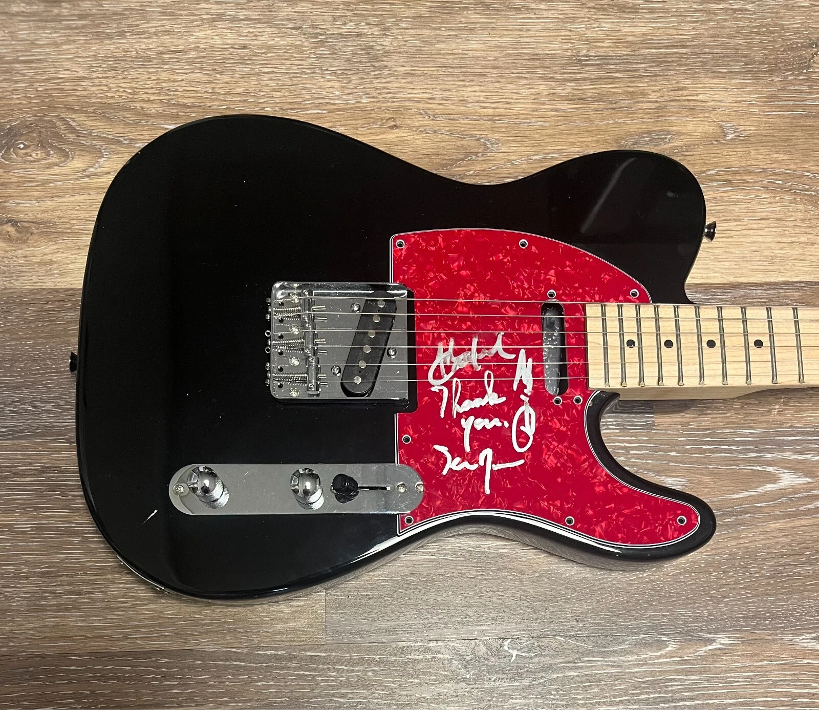 * BERLIN * signed electric guitar * TERRI NUNN, DAVID DIAMOND & JOHN CRAWFORD *