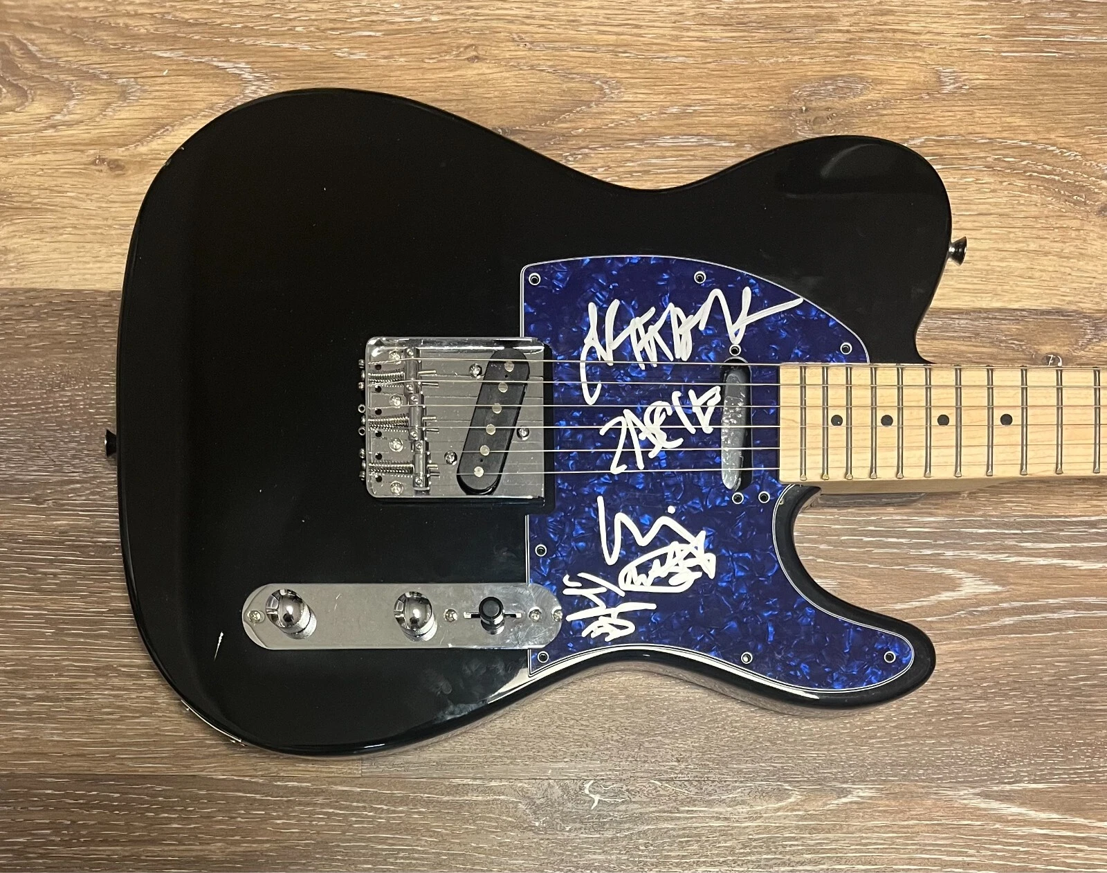 * THE HEAD AND THE HEART * signed electric guitar * SIGNS OF LIGHT * 1
