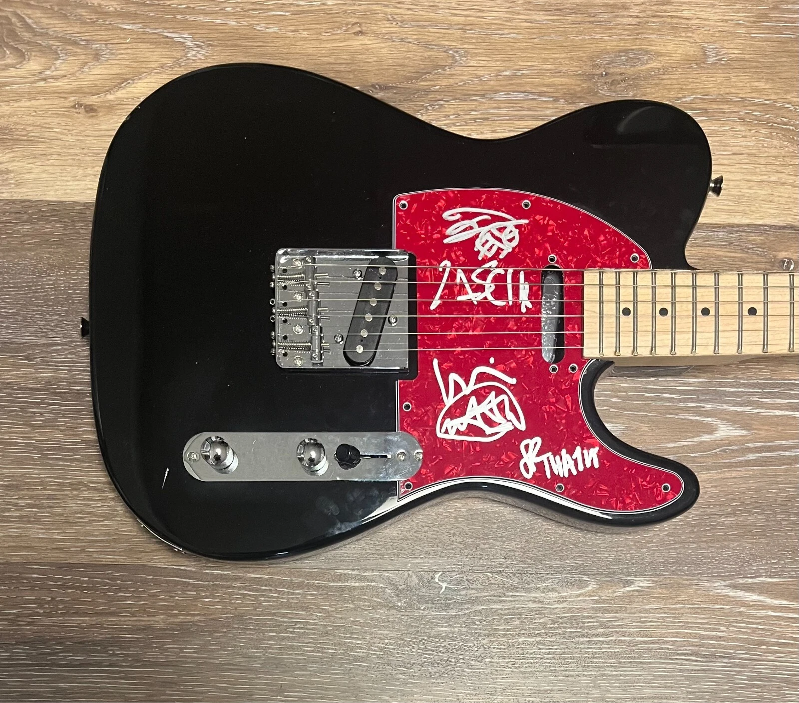 * THE HEAD AND THE HEART * signed electric guitar * SIGNS OF LIGHT * 3