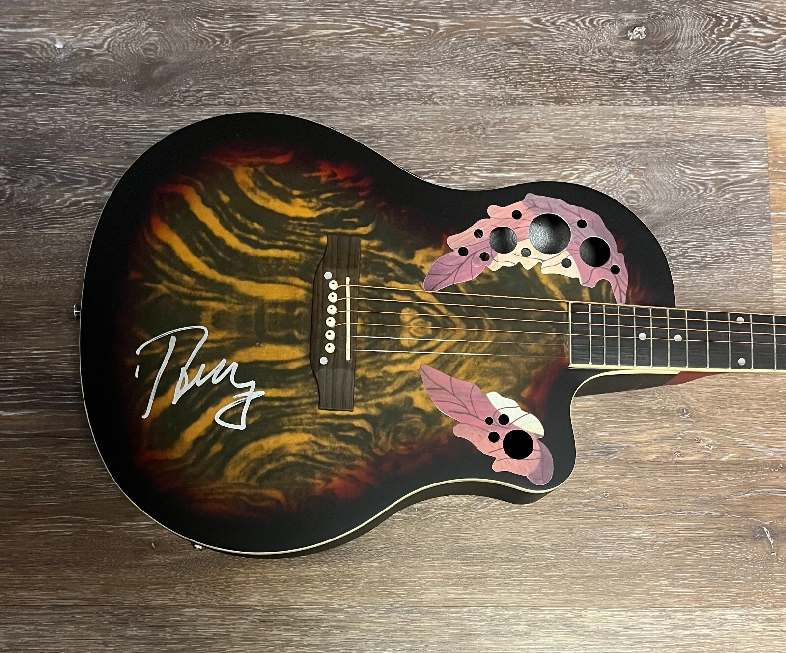 * JOHN MELLENCAMP  * signed acoustic guitar * COUGAR * JACK & DIANE * 1