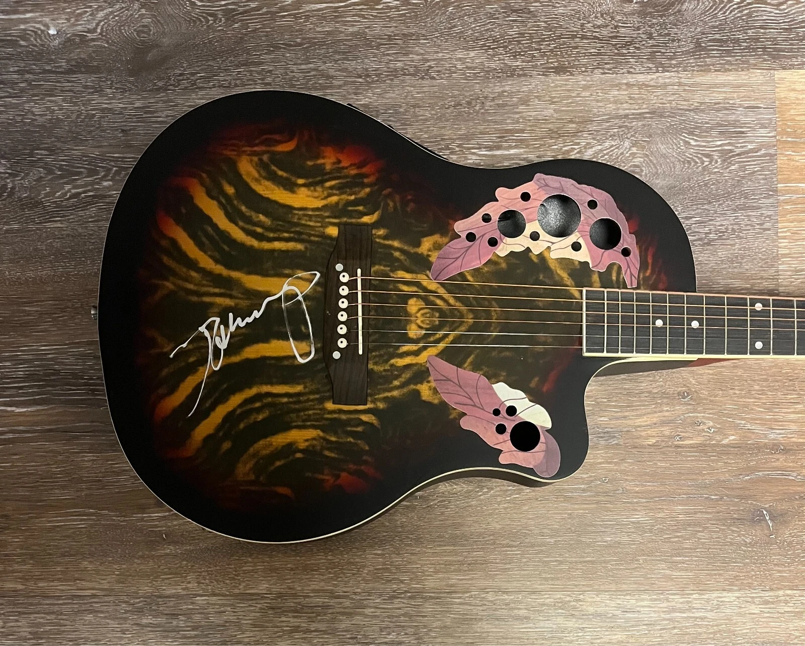 * JOHN MELLENCAMP  * signed acoustic guitar * COUGAR * JACK & DIANE * 2