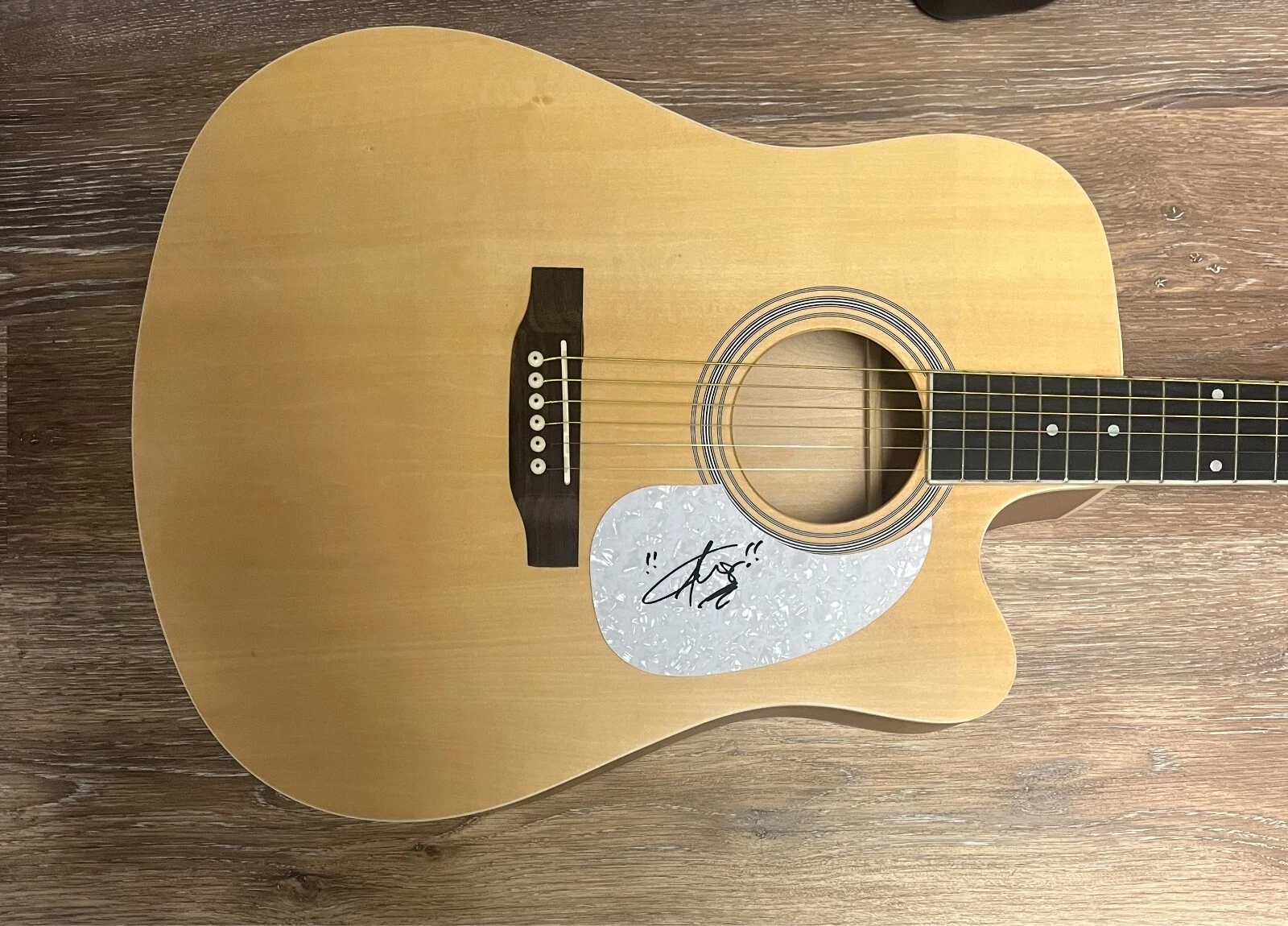 * THEO KATZMAN  * signed acoustic guitar * VULFPECK * 1