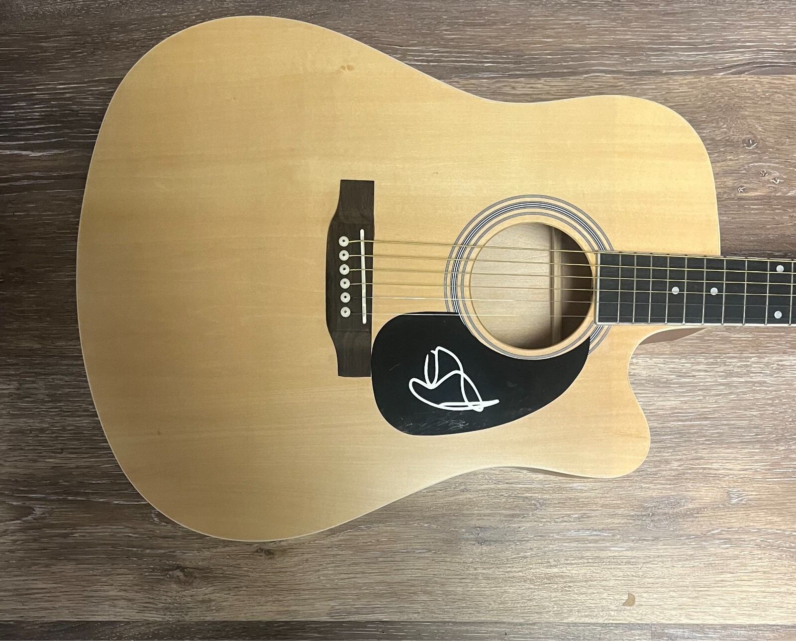 * BRYAN MARTIN * signed acoustic guitar * WE RIDE * 2