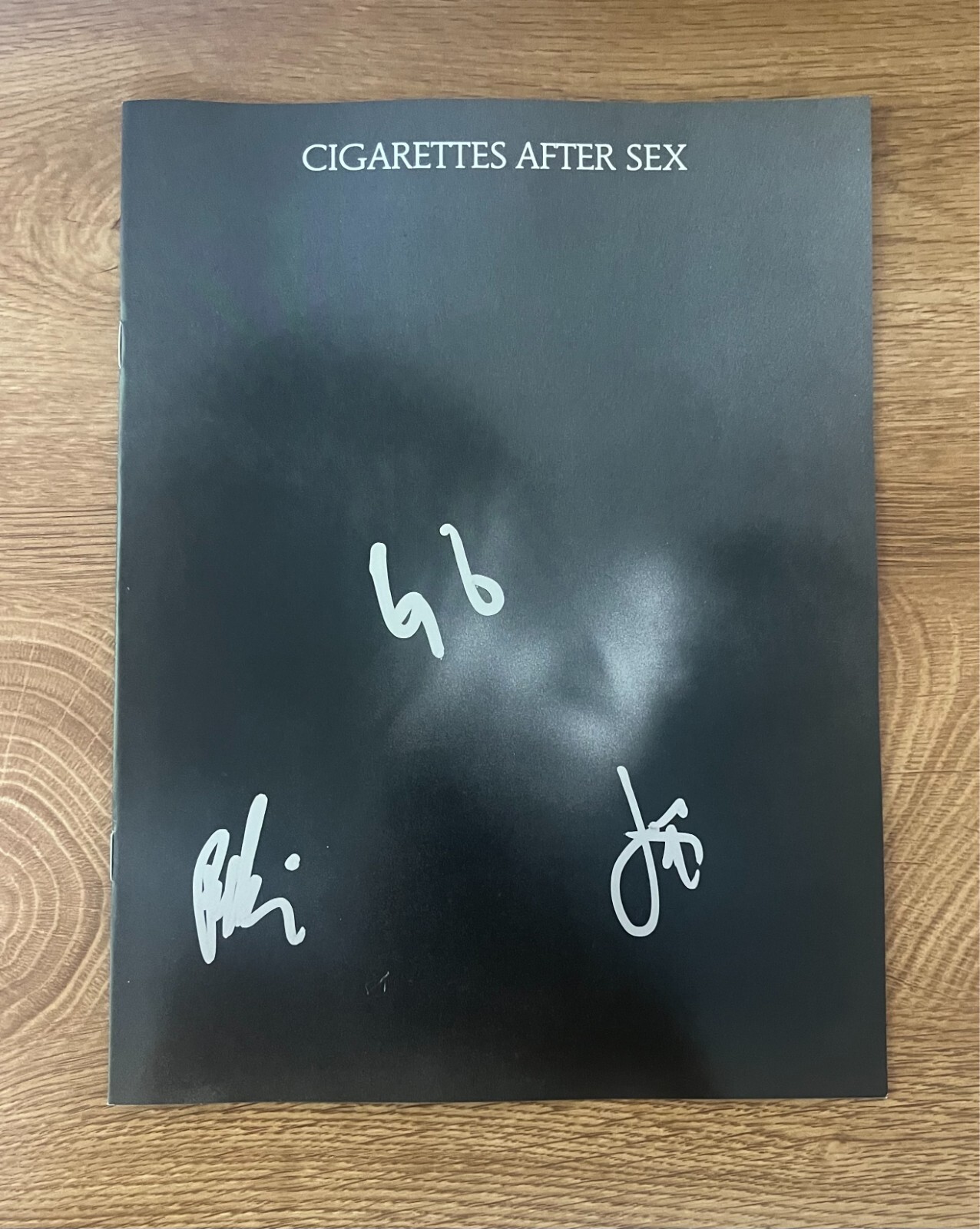 * CIGARETTES AFTER SEX * signed lyric book * X's * GREG GONZALEZ, JACOB & RANDY
