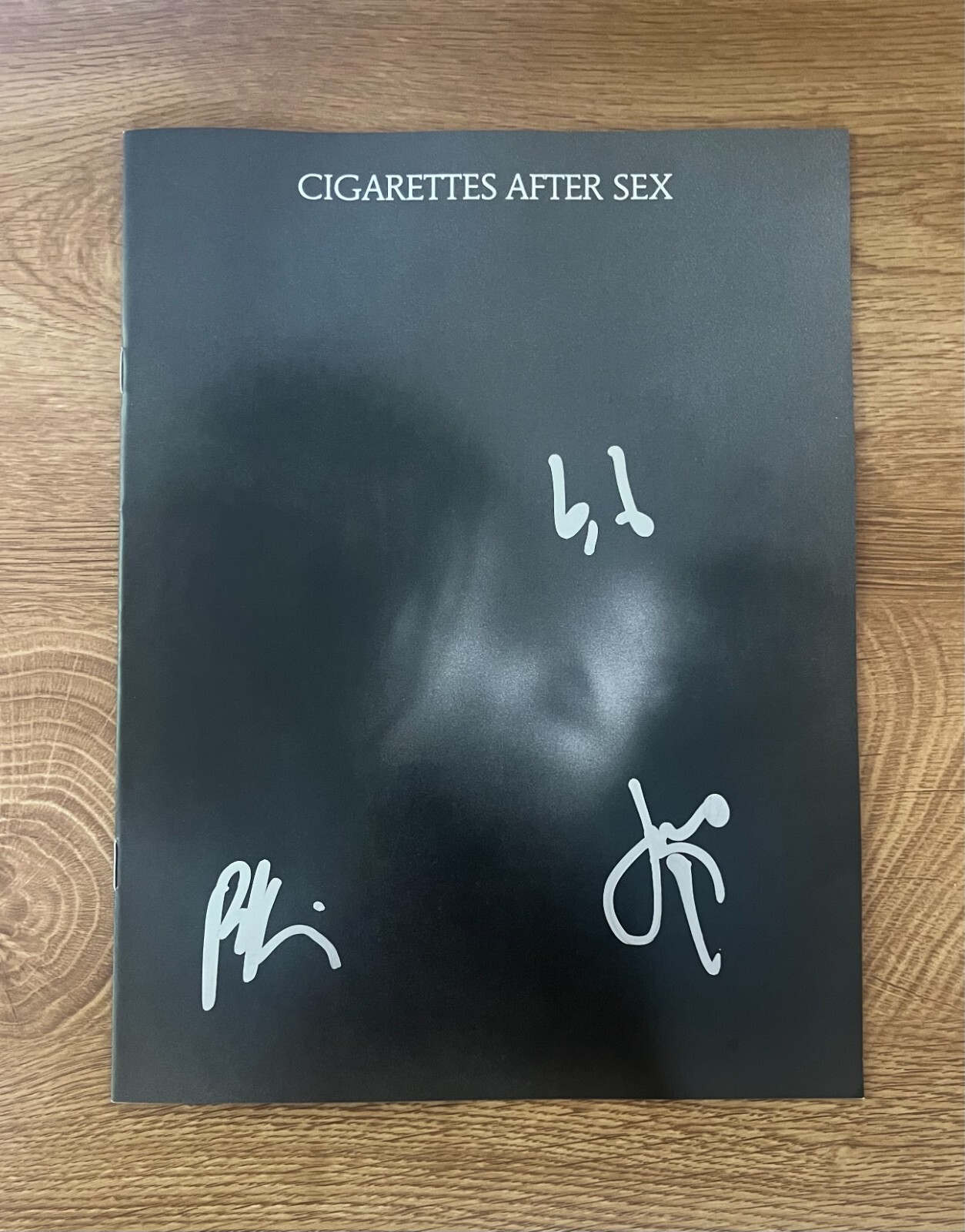 * CIGARETTES AFTER SEX * signed lyric book * X's * GREG GONZALEZ, JACOB & RANDY