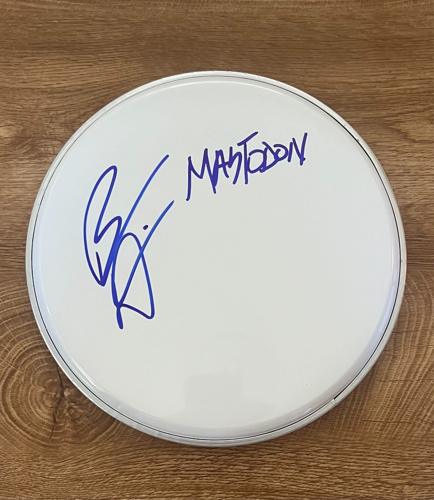 * BRANN DAILOR * SIGNED 10″ DRUMHEAD * MASTODON * 2 COLLECTIBLE MEMORABILIA
