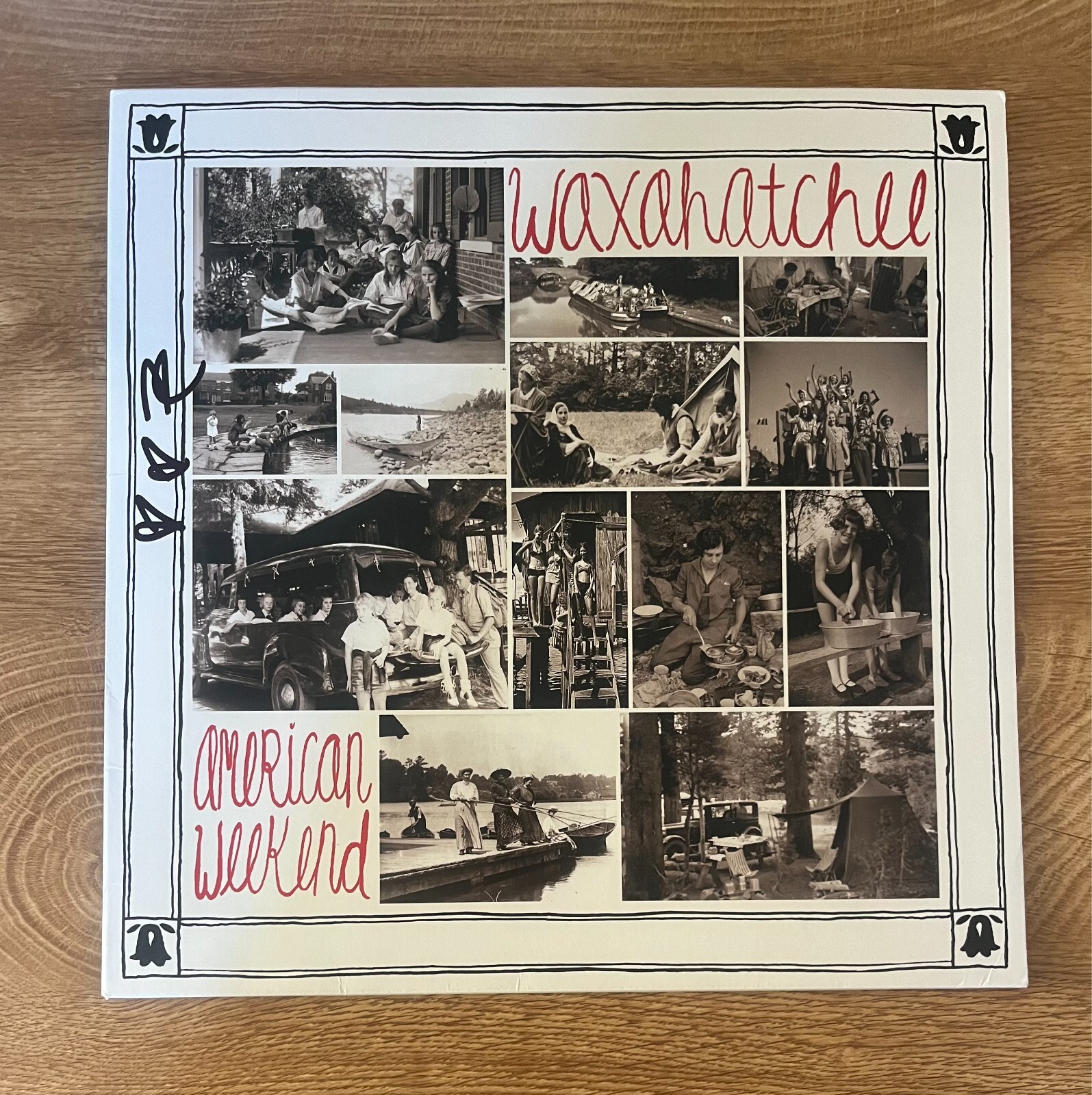 * WAXAHATCHEE * signed vinyl album * AMERICAN WEEKEND * KATHRYN CRUTCHFIELD * 1
