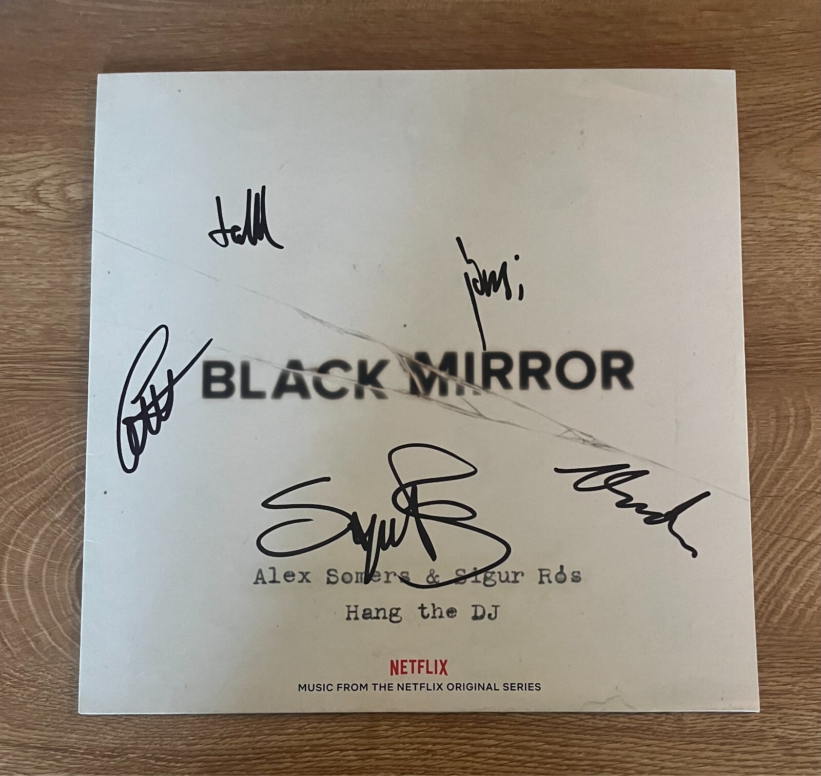 * SIGUR ROS * signed vinyl album * BLACK MIRROR * JONSI, GEORG & KJARTAN *