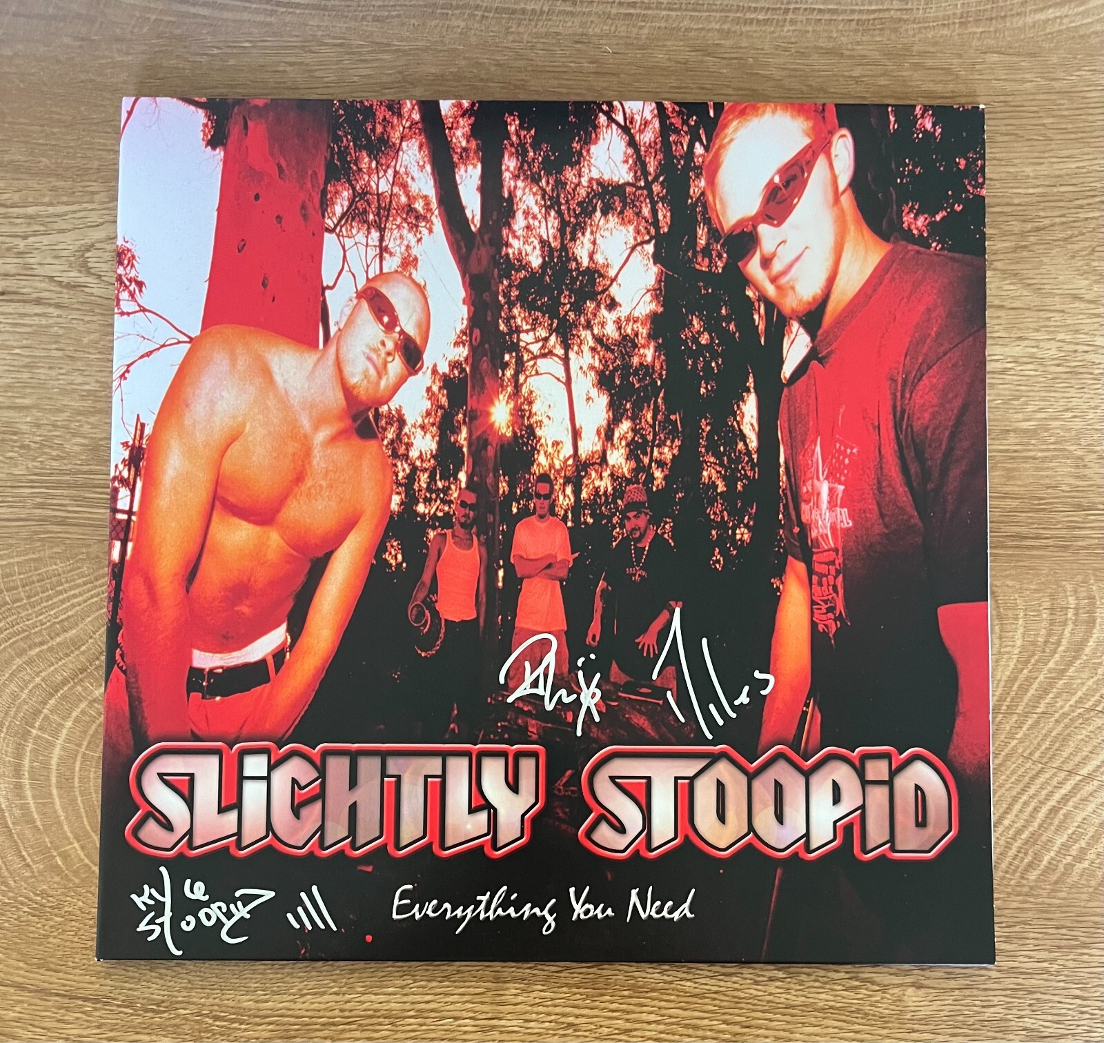 *  SLIGHTLY STOOPID * signed vinyl album * EVERYTHING YOU NEED * 1