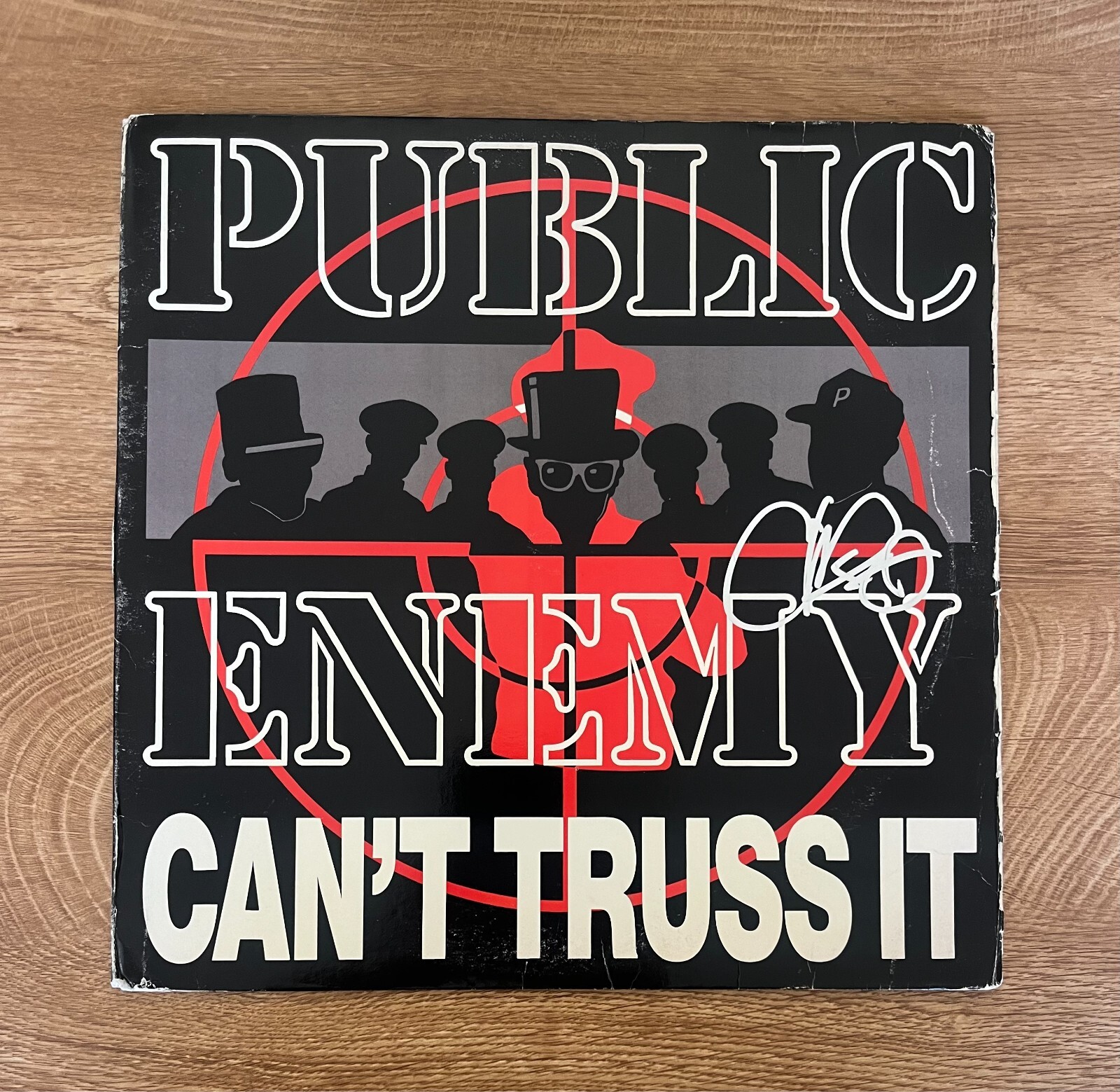 * CHUCK D * signed album * PUBLIC ENEMY * CAN'T TRUSS IT * 1