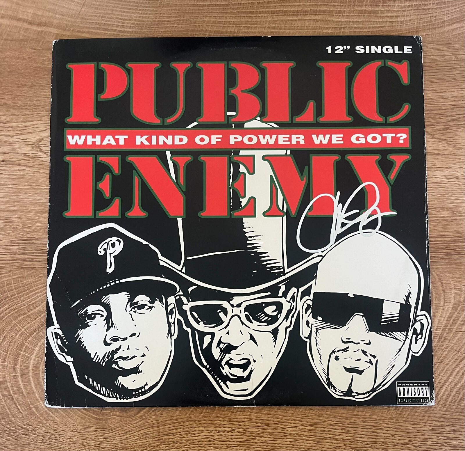 * CHUCK D * signed album * PUBLIC ENEMY * WHAT KIND OF POWER WE GOT? *