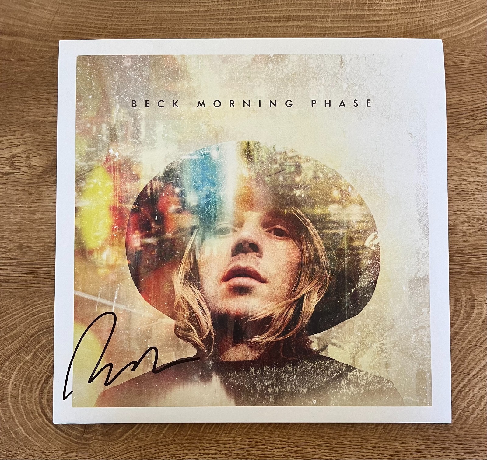 * BECK HANSEN * signed vinyl album * MORNING PHASE * 1