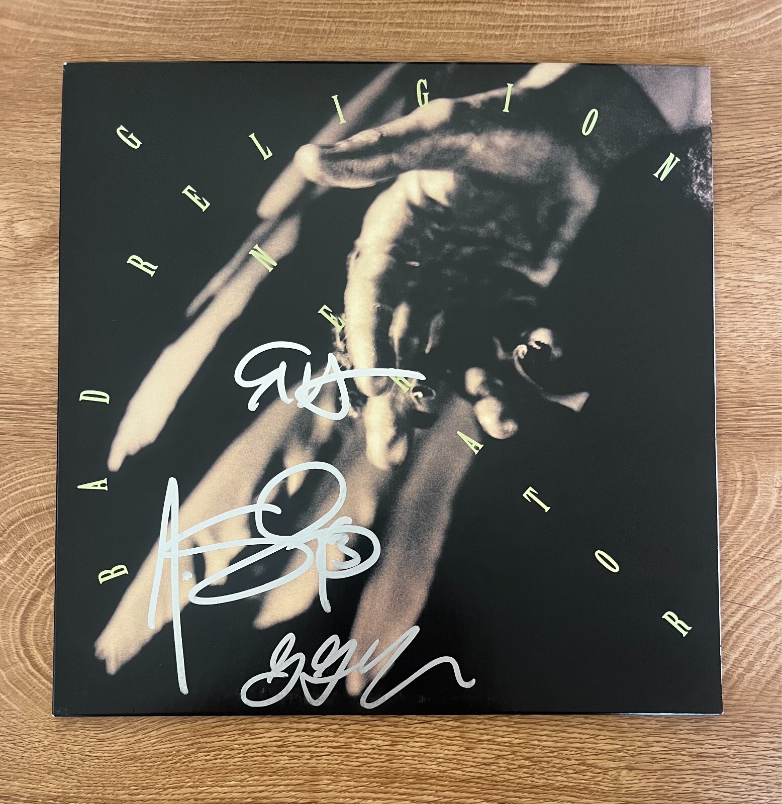 * BAD RELIGION * signed vinyl album * GENERATOR * GRAFFIN, BENTLEY & HETSON *