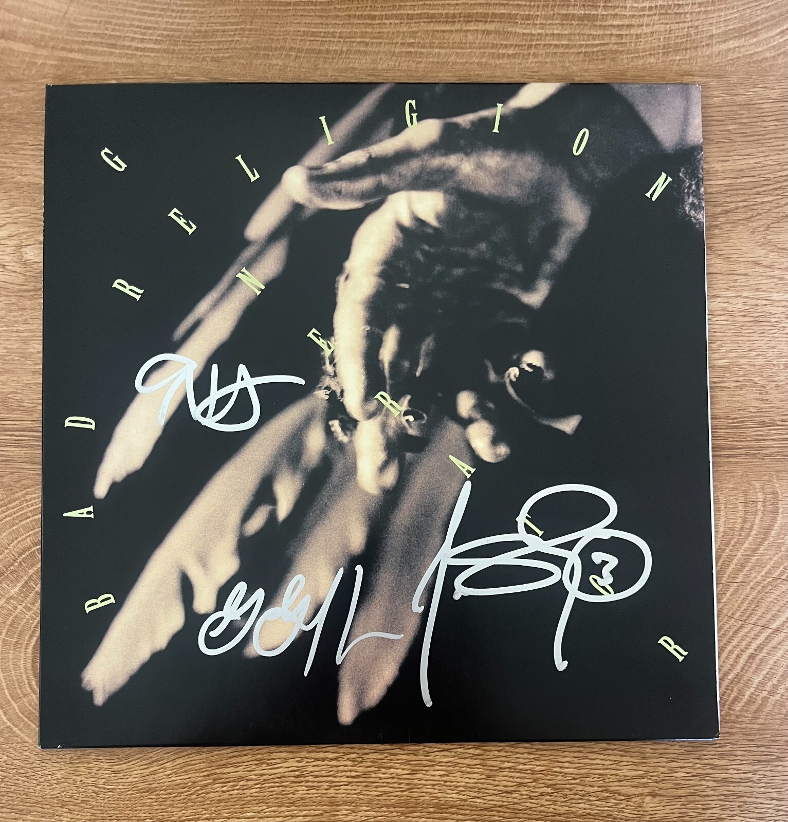 * BAD RELIGION * signed vinyl album * GENERATOR * GRAFFIN, BENTLEY & HETSON *