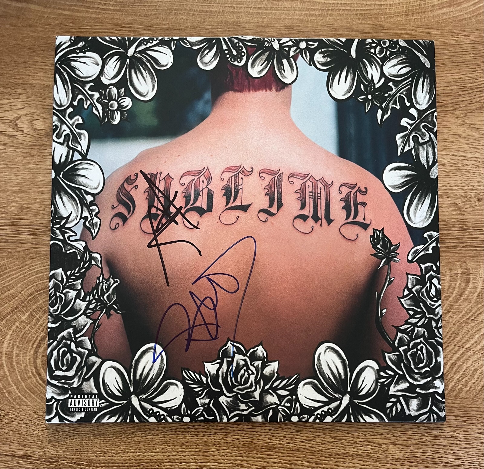 * SUBLIME * signed vinyl album * SELF TITLED * ERIC WILSON & BUD GAUGH * 1