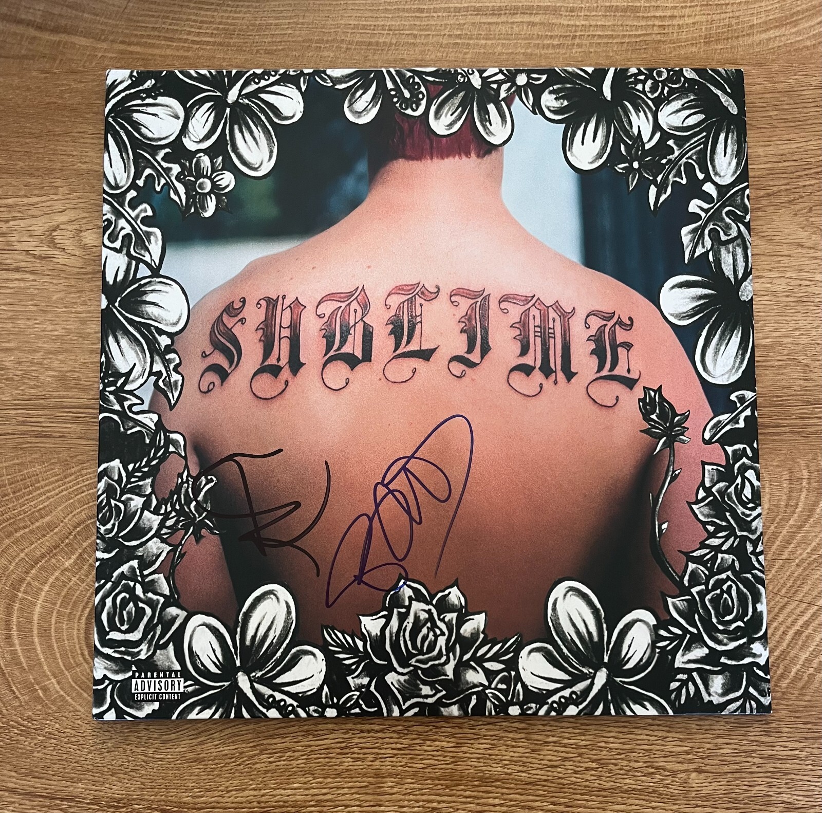 * SUBLIME * signed vinyl album * SELF TITLED * ERIC WILSON & BUD GAUGH * 2
