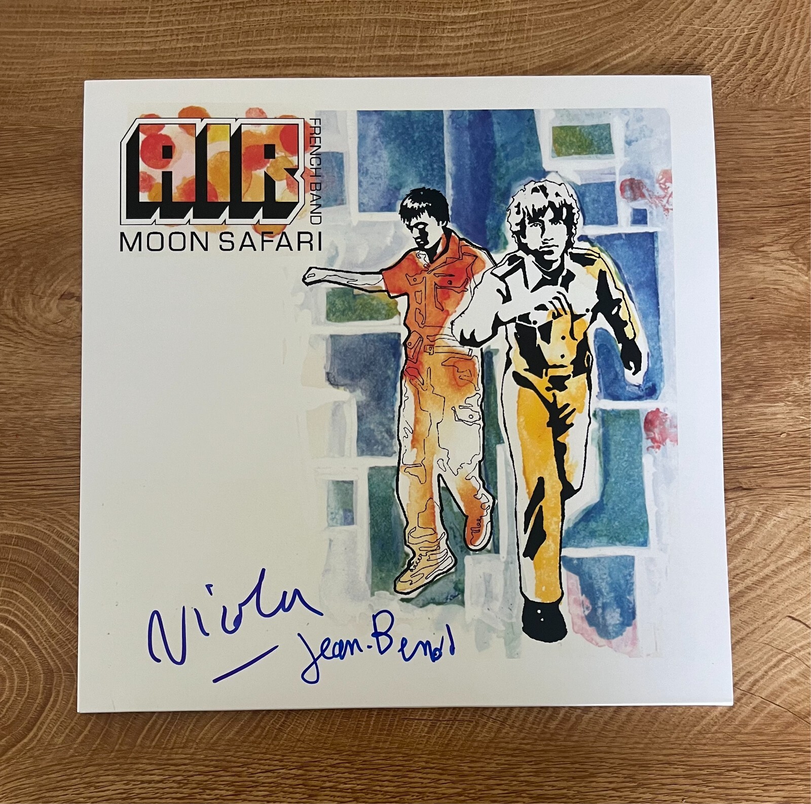 * AIR FRENCH BAND * signed album * MOON SAFARI * NICOLAS GODIN & JEAN-BENOIT *