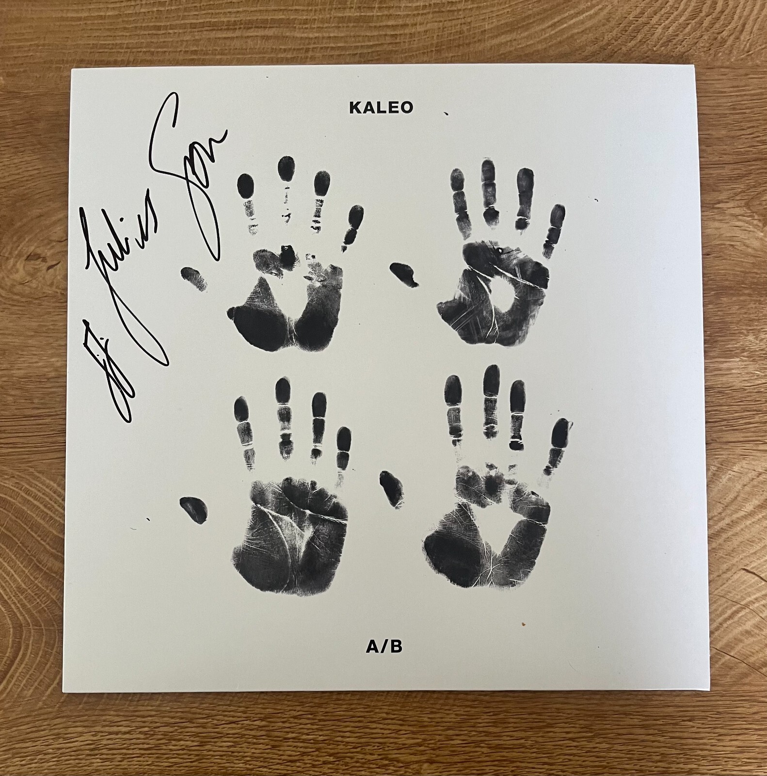* JJ JOKULL JULIUSSON * signed vinyl album * KALEO * A/B *
