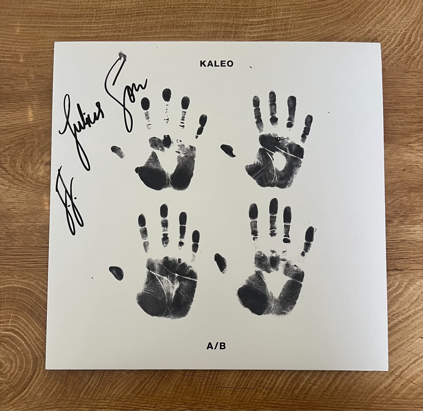 * JJ JOKULL JULIUSSON * signed vinyl album * KALEO * A/B *