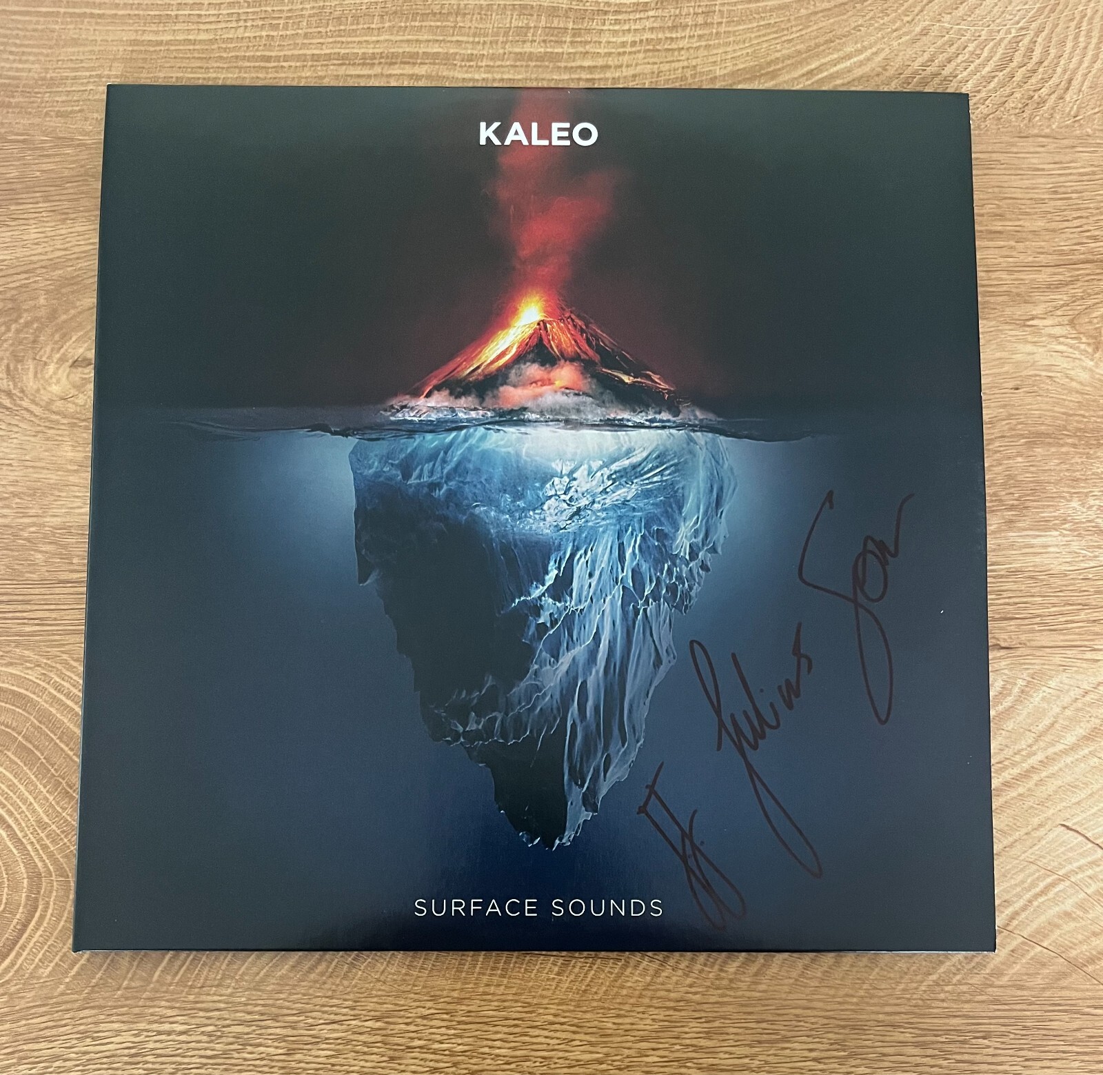 * JJ JOKULL JULIUSSON * signed vinyl album * KALEO * SURFACE SOUNDS *