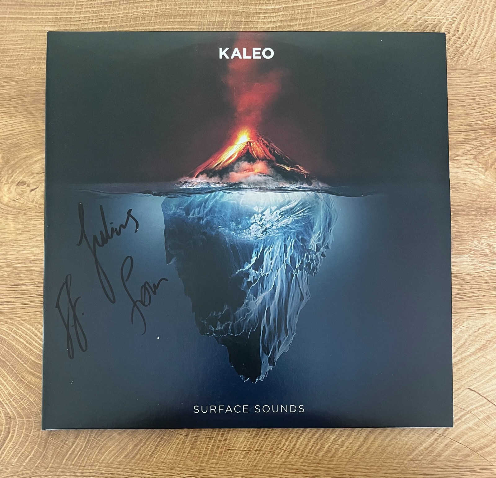 * JJ JOKULL JULIUSSON * signed vinyl album * KALEO * SURFACE SOUNDS *