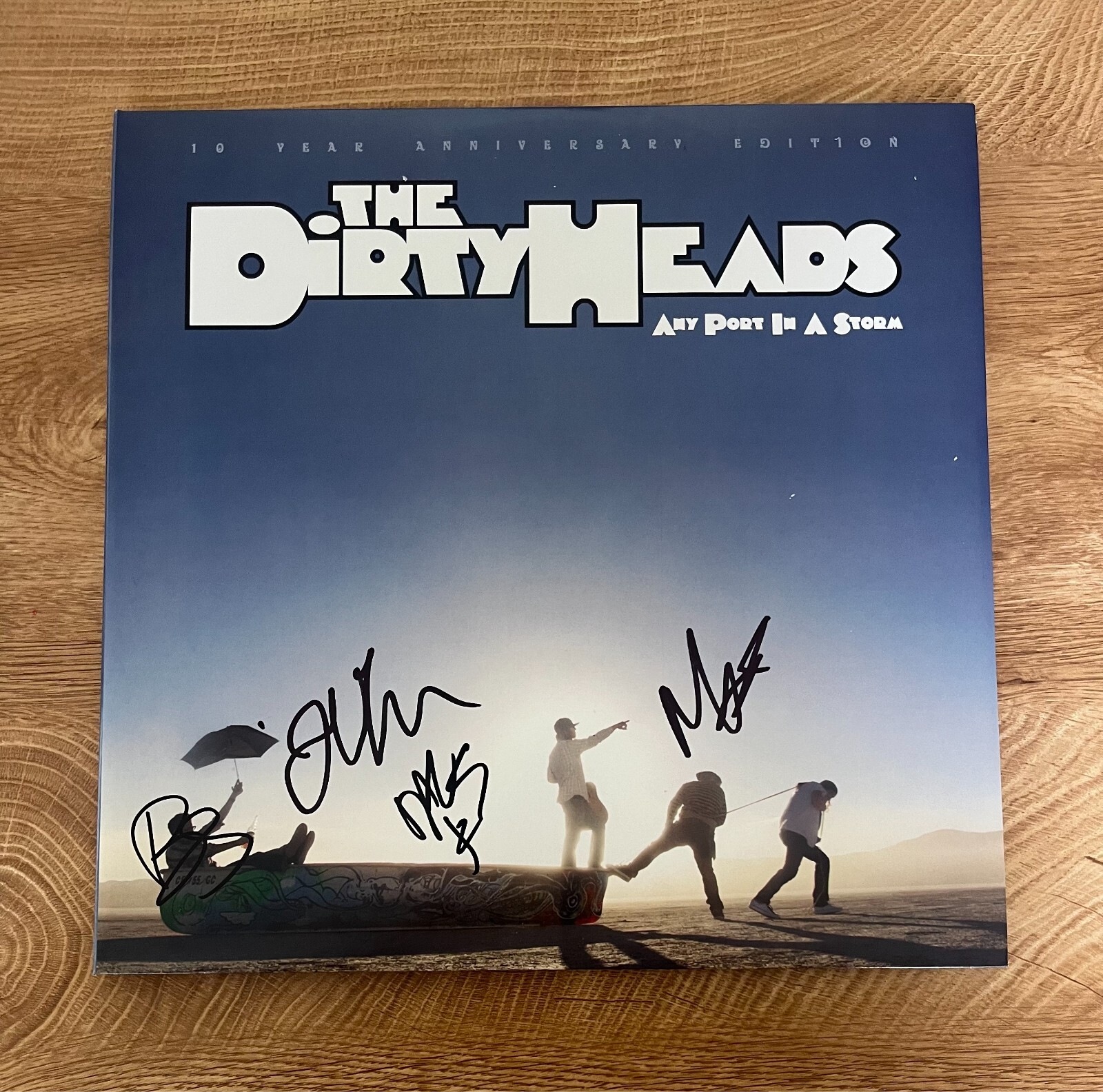* THE DIRTY HEADS * signed vinyl album * ANY PORT IN A STORM *