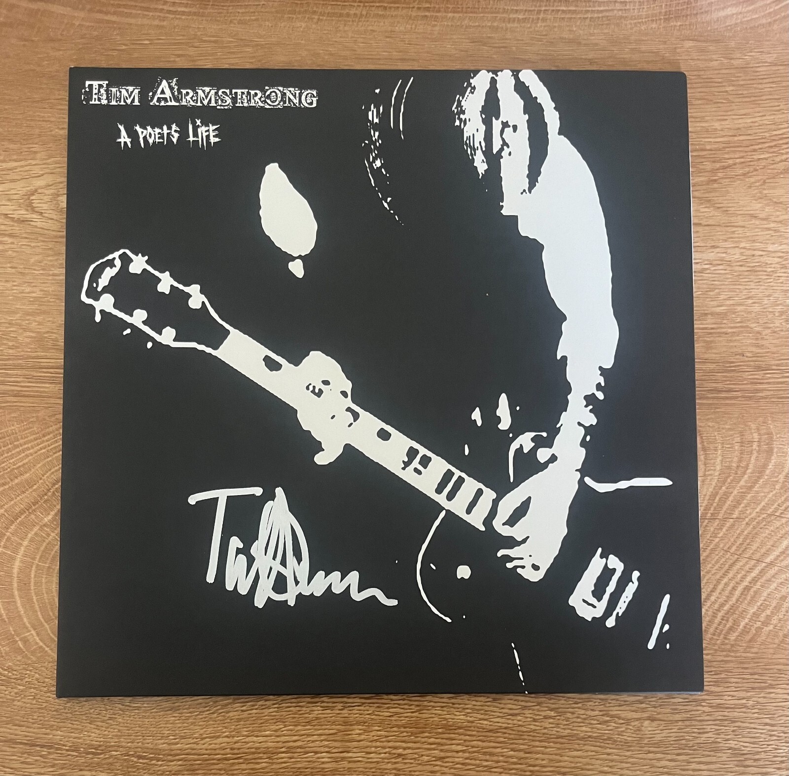 * TIM ARMSTRONG * signed vinyl album * A POET'S LIFE * 1
