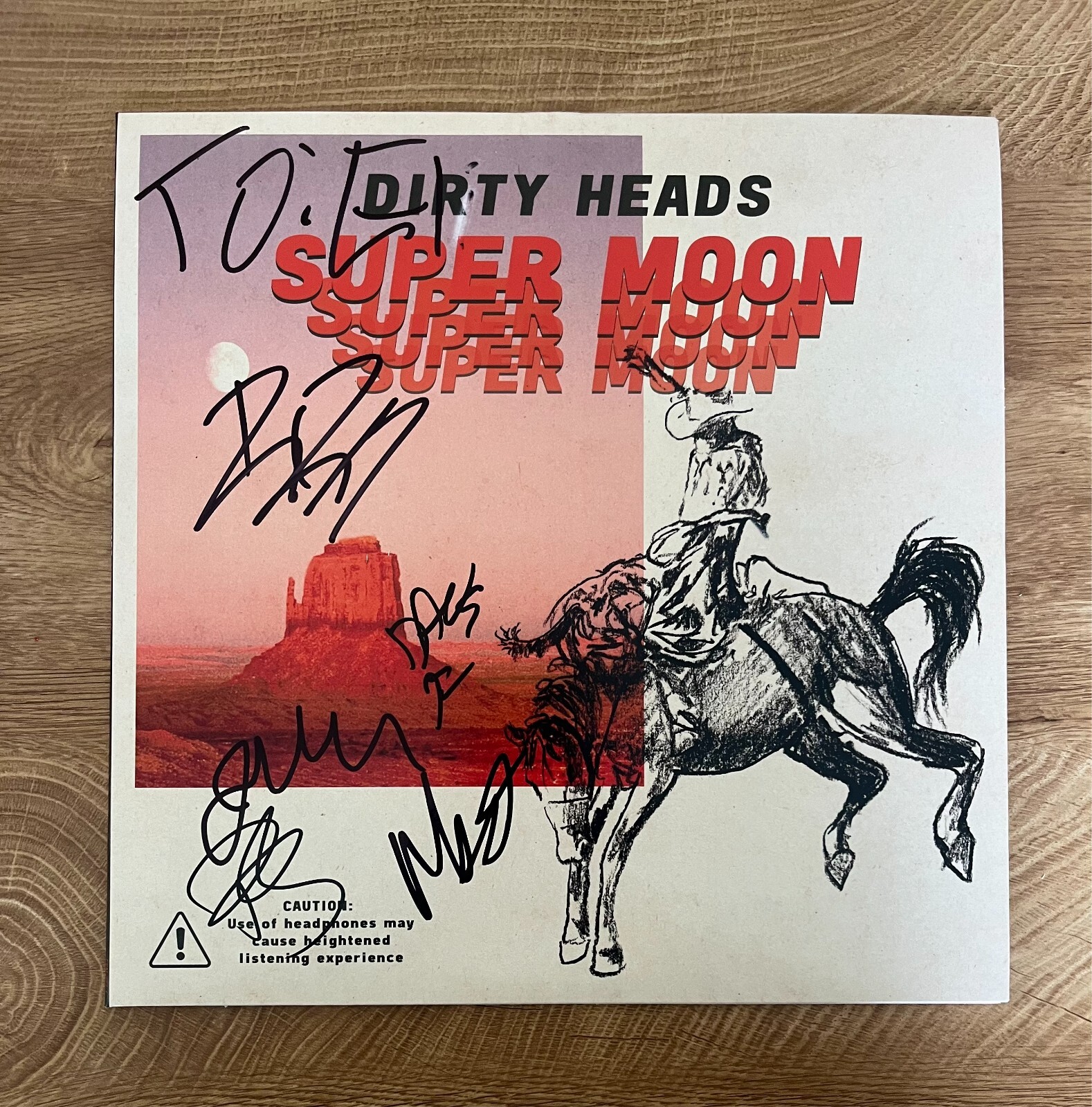 * THE DIRTY HEADS * signed vinyl album * SUPER MOON *