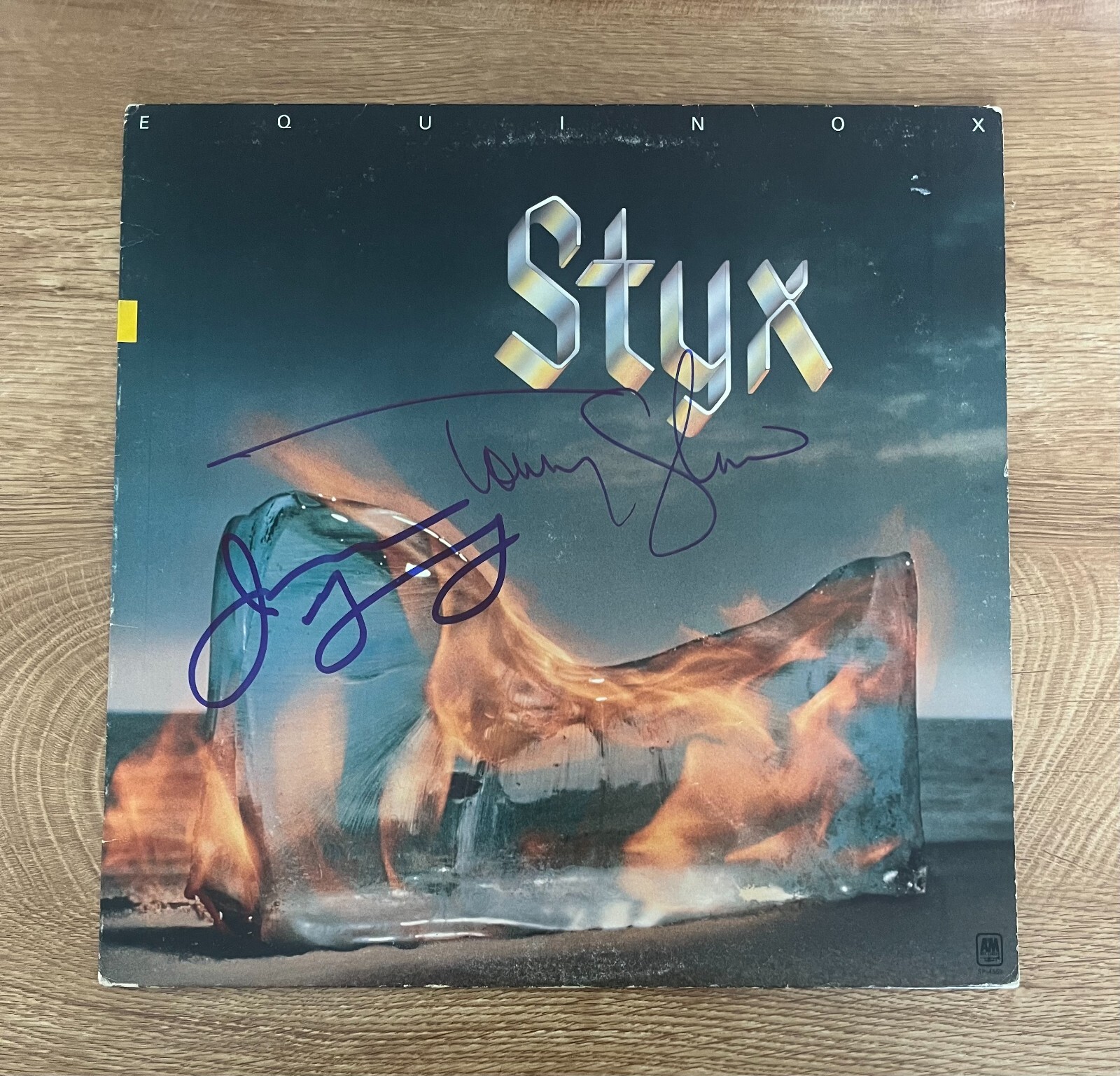 * STYX * signed album * EQUINOX * JAMES YOUNG & TOMMY SHAW *