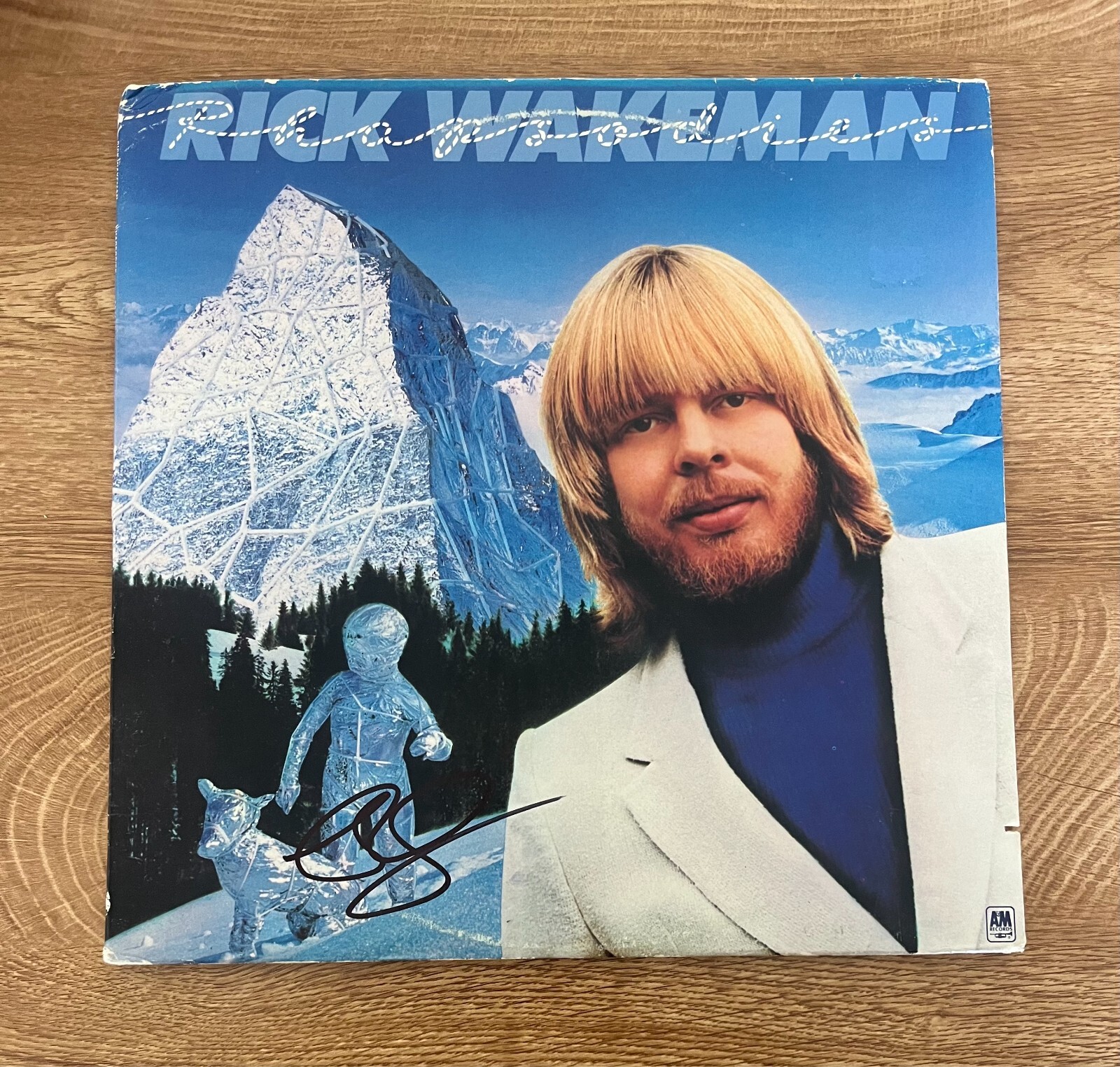 * RICK WAKEMAN * signed vinyl album * RHAPSODIES * 1