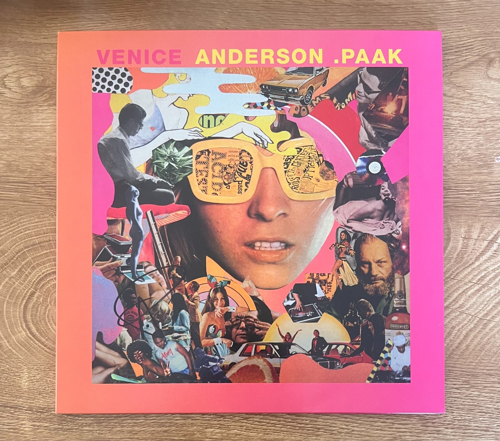* ANDERSON .PAAK * signed vinyl album * VENICE * ANDERSON PAAK * 1